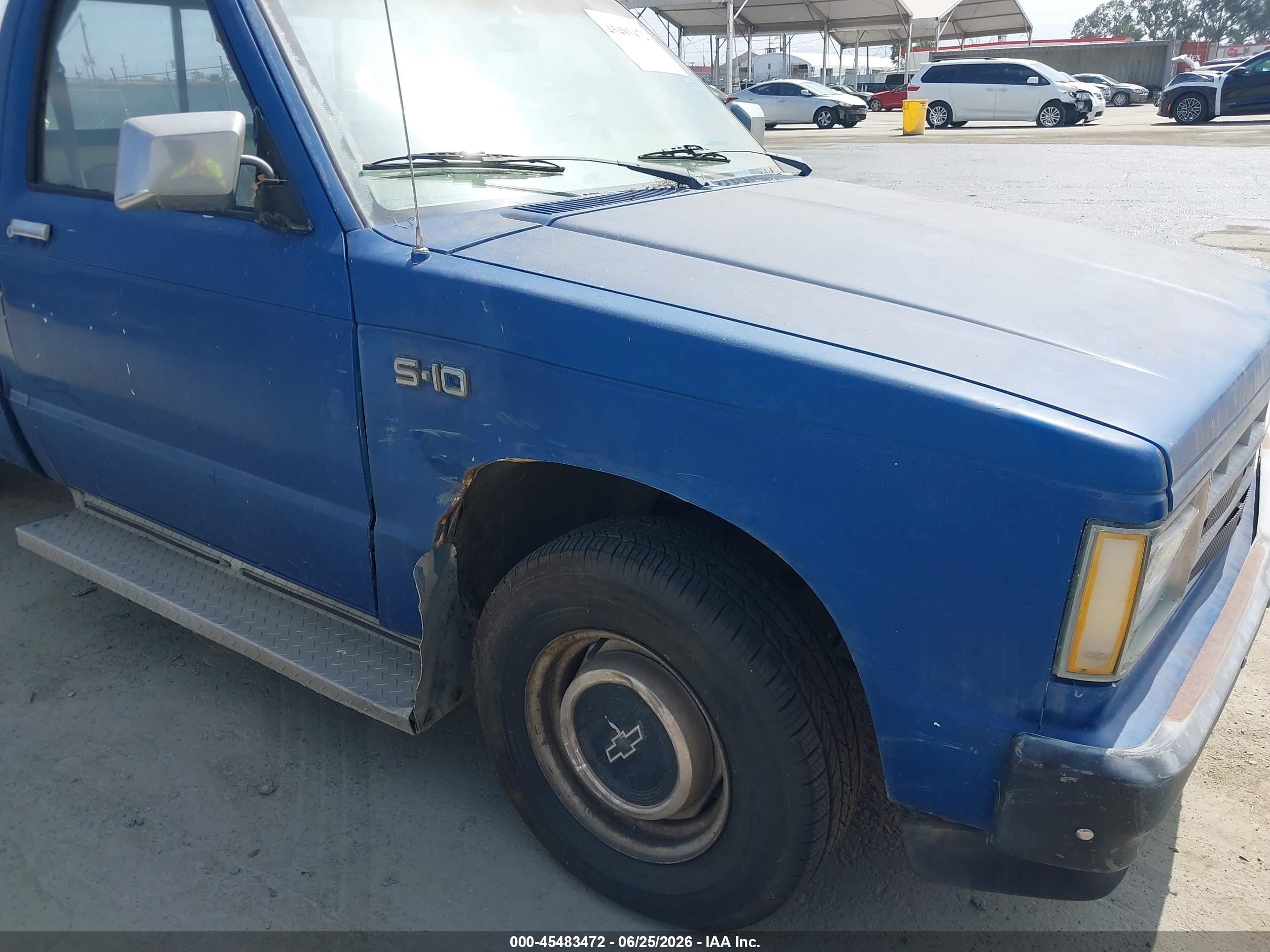 1984 Chevrolet S Truck S10 Blue vin: 1GCCS14B3E8122708