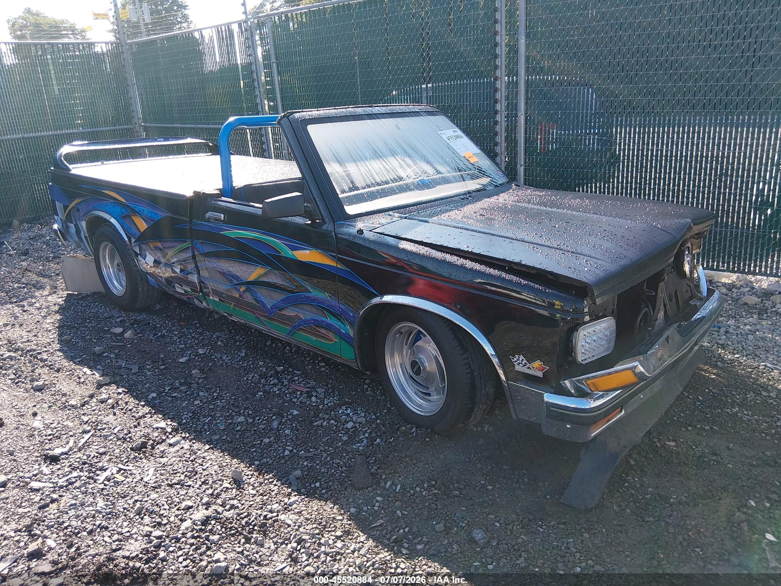 1985 Chevrolet S Truck S10 Black vin: 1GCCS14B9F2242744