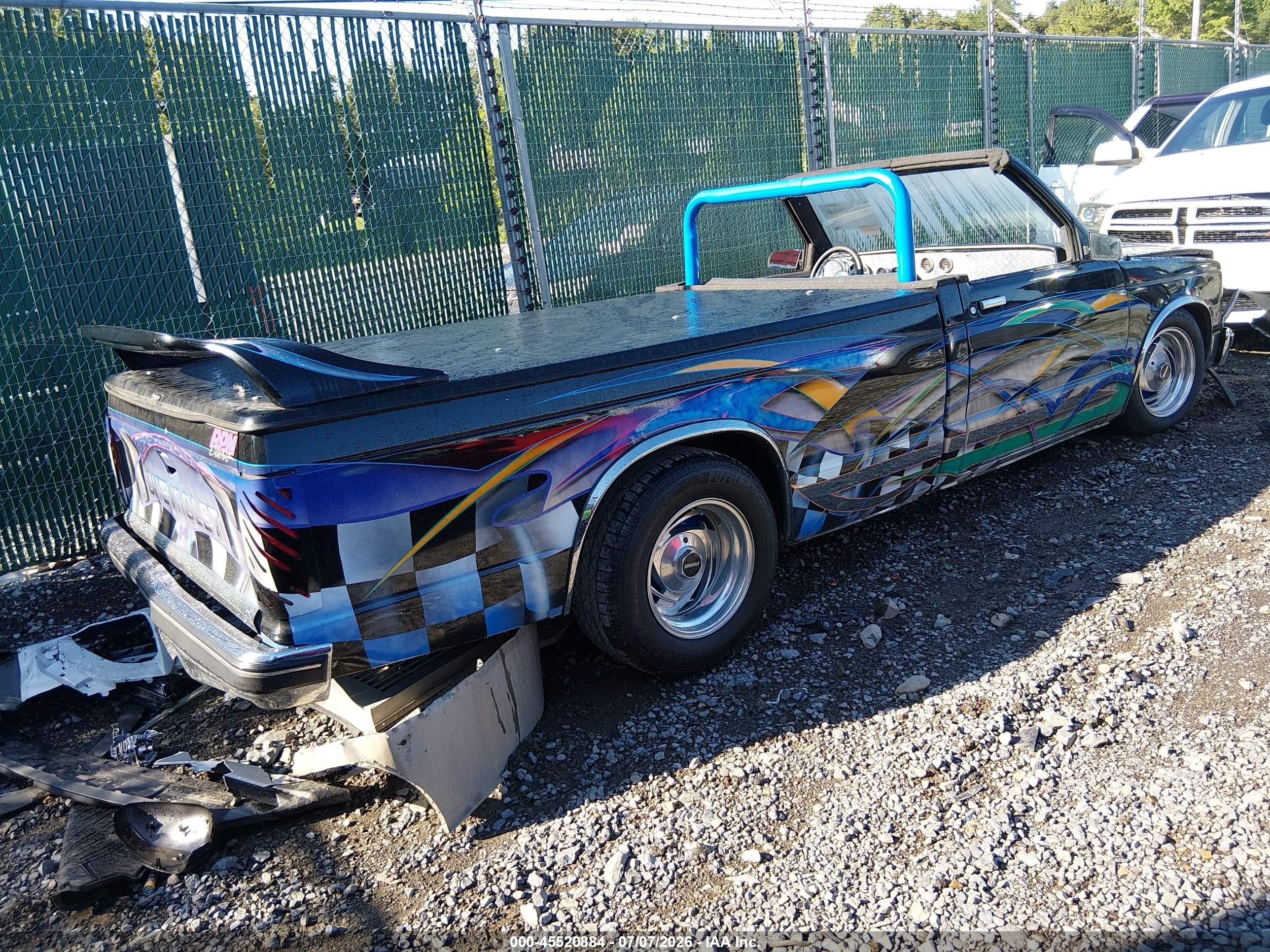 1985 Chevrolet S Truck S10 Black vin: 1GCCS14B9F2242744
