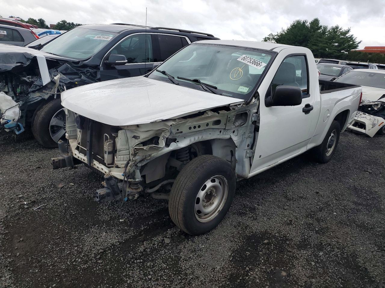 2007 Chevrolet Colorado White vin: 1GCCS14E578126417