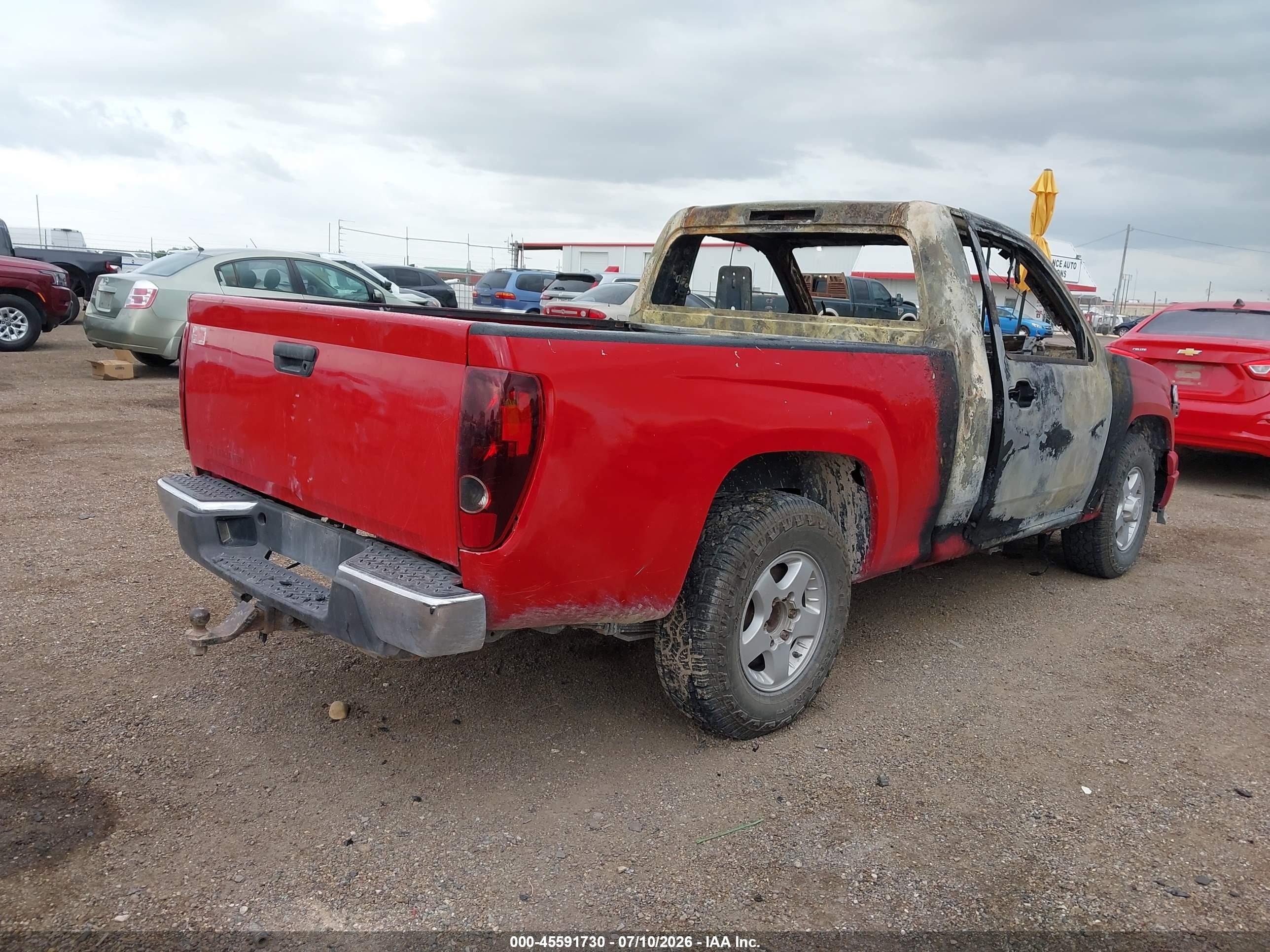 2007 Chevrolet Colorado Work Truck Красный vin: 1GCCS14E578142858