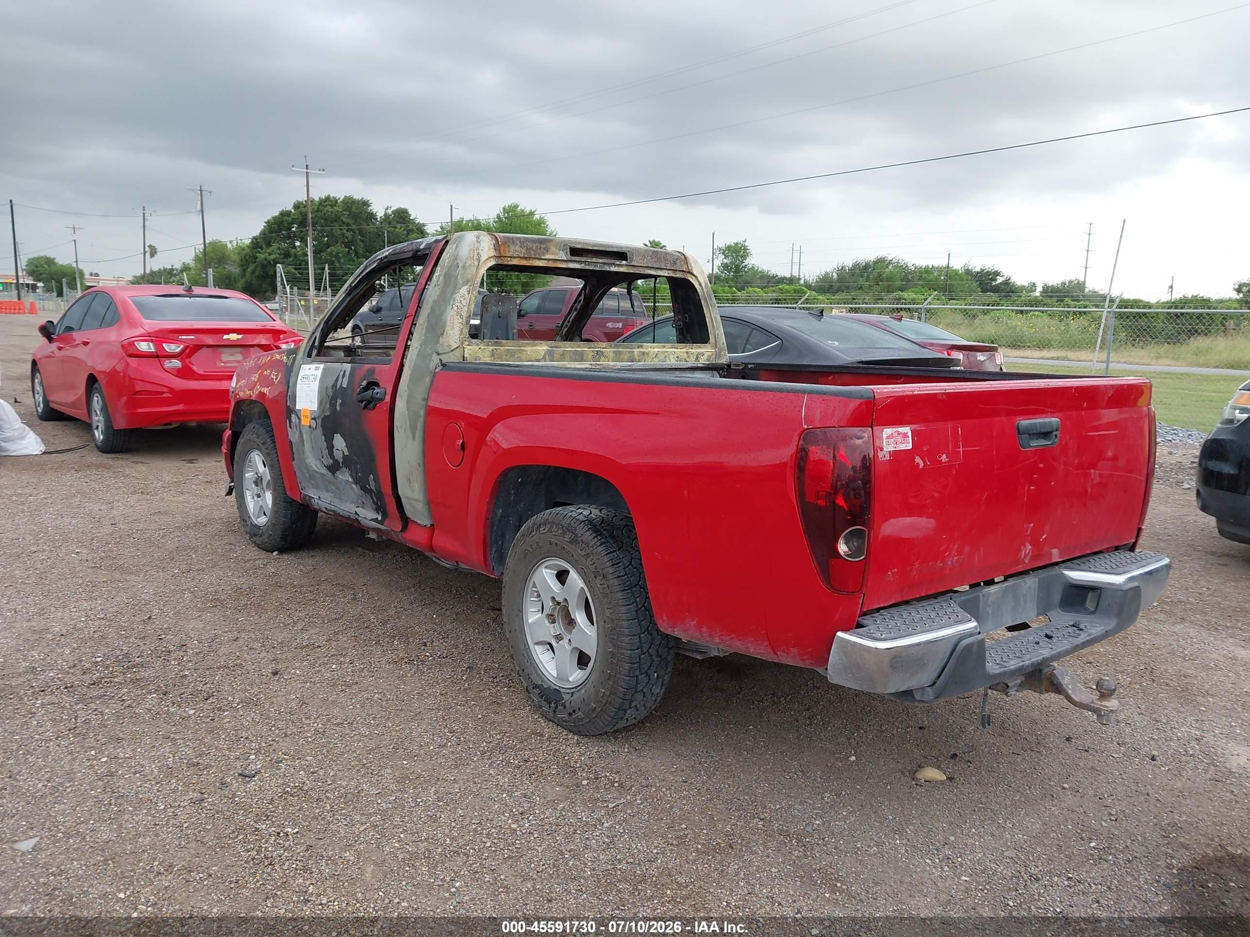 2007 Chevrolet Colorado Work Truck Красный vin: 1GCCS14E578142858