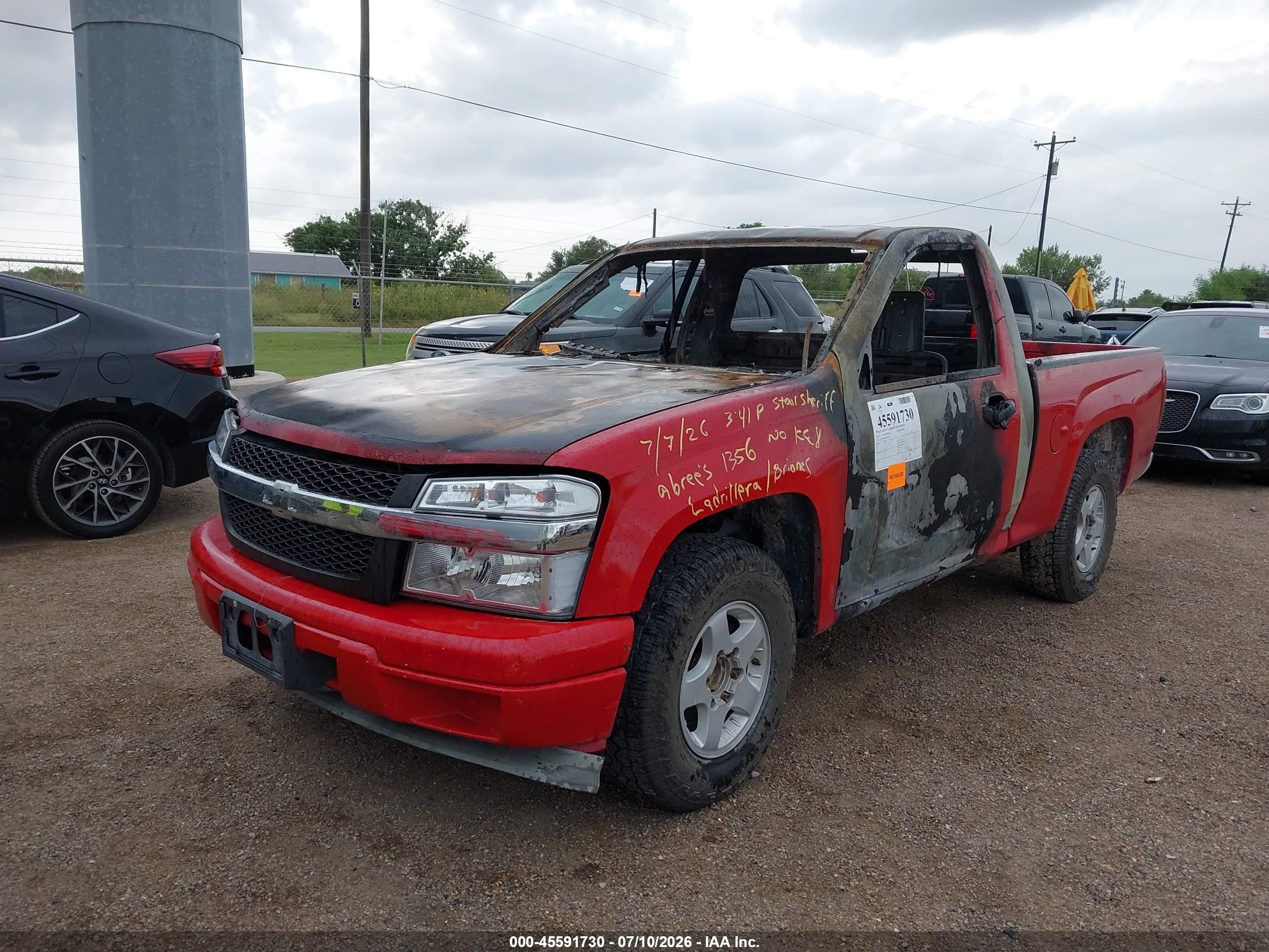 2007 Chevrolet Colorado Work Truck Красный vin: 1GCCS14E578142858