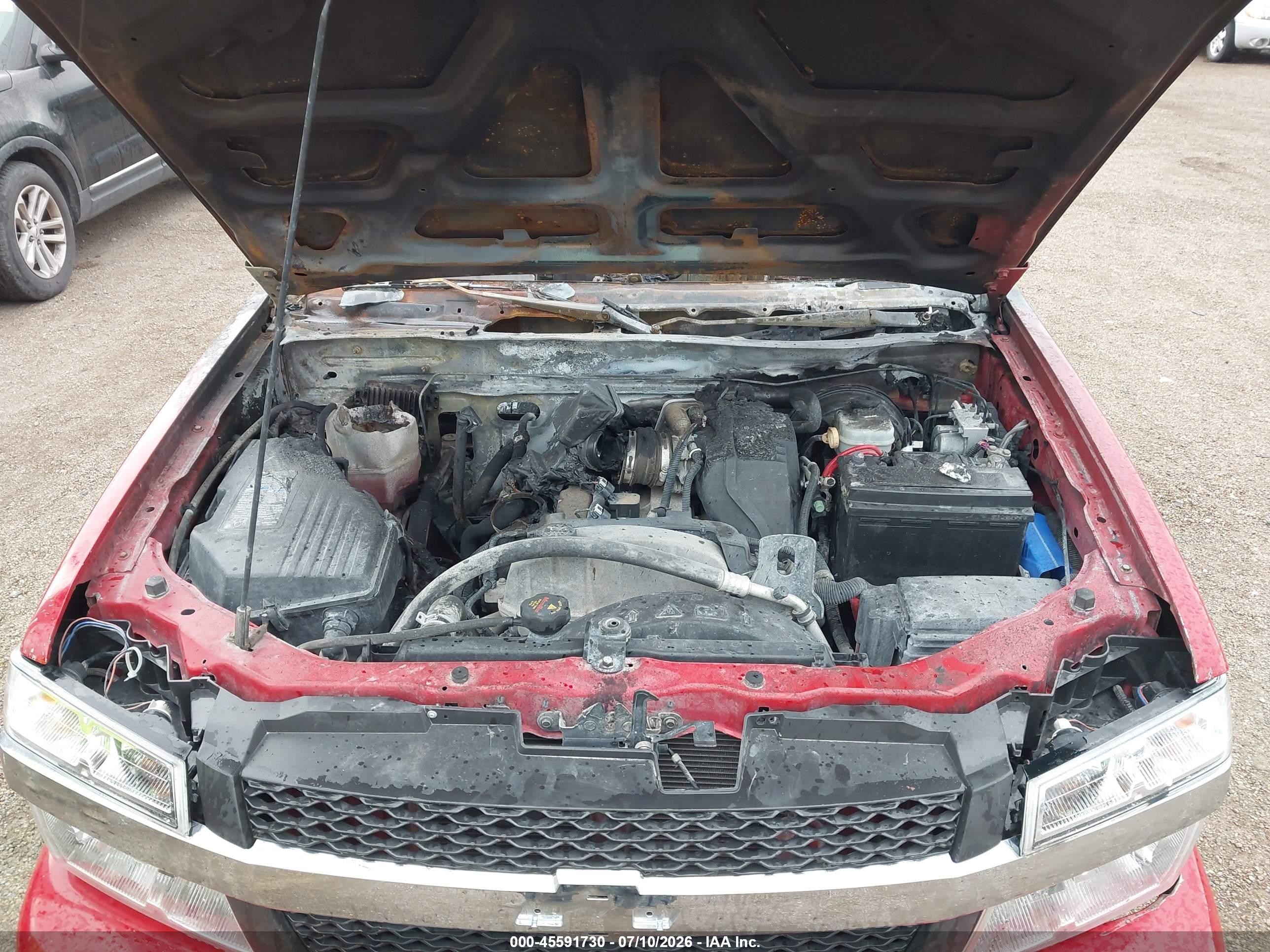 2007 Chevrolet Colorado Work Truck Красный vin: 1GCCS14E578142858