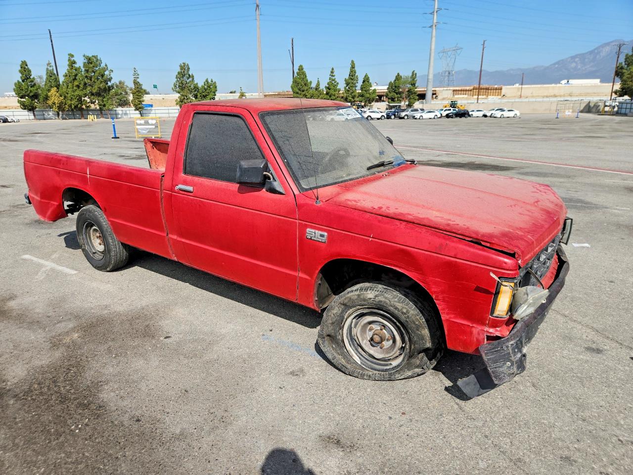 1987 Chevrolet S Truck S10 Red vin: 1GCCS14E7H8182988