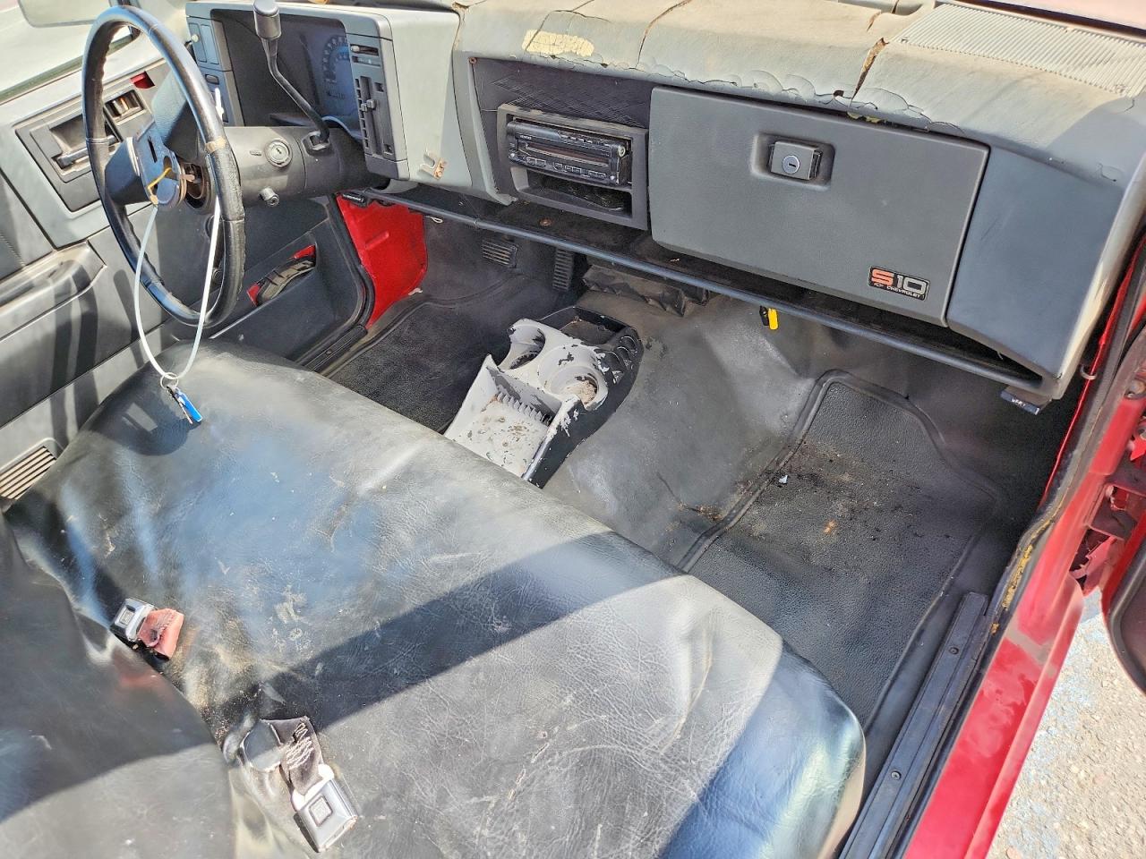1987 Chevrolet S Truck S10 Red vin: 1GCCS14E7H8182988