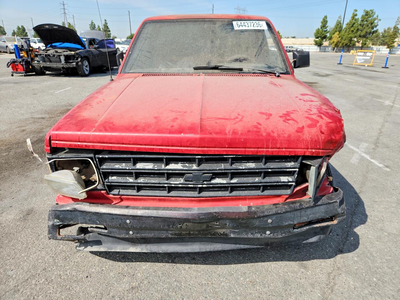 1987 Chevrolet S Truck S10 Red vin: 1GCCS14E7H8182988