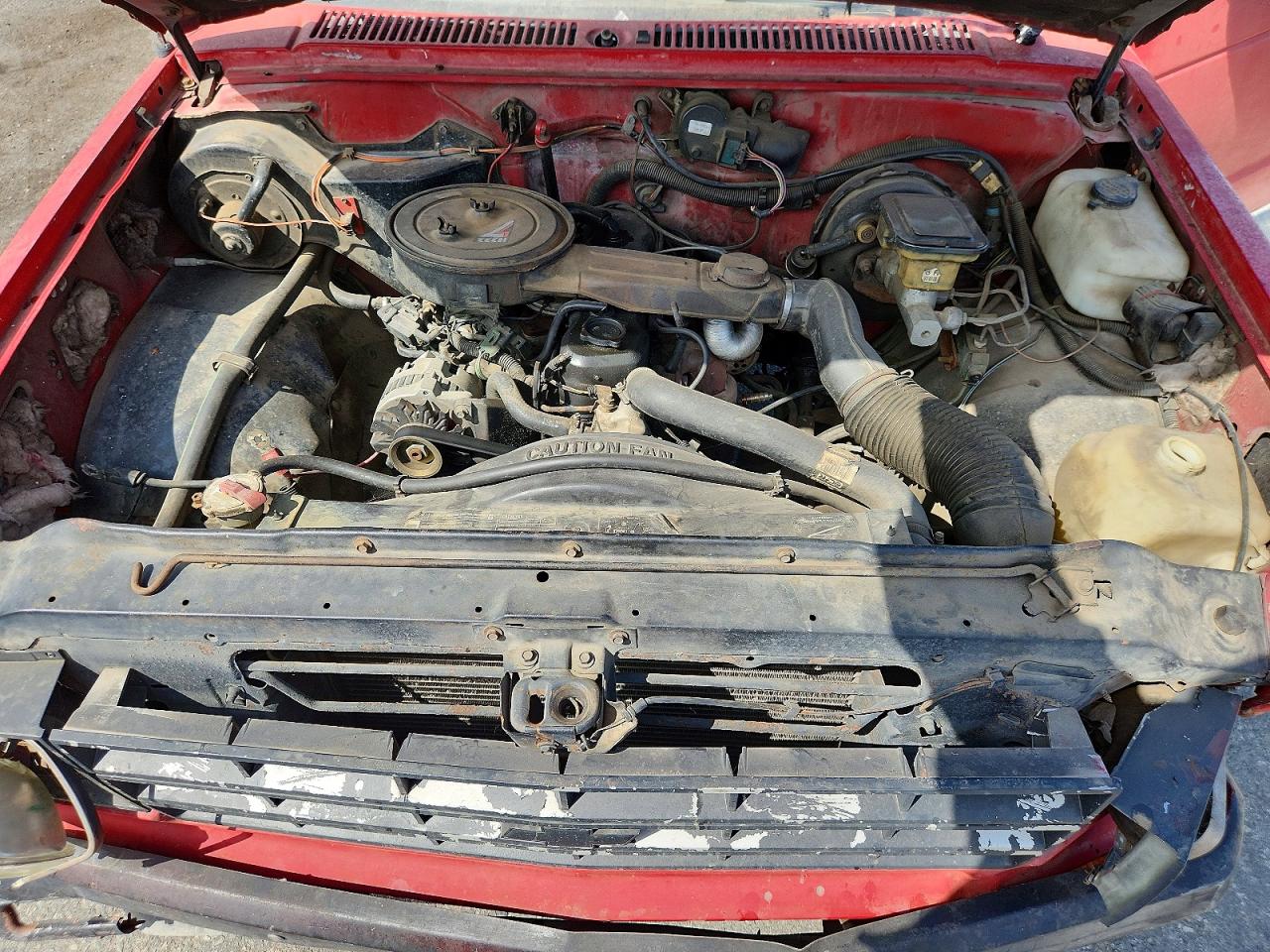 1987 Chevrolet S Truck S10 Red vin: 1GCCS14E7H8182988