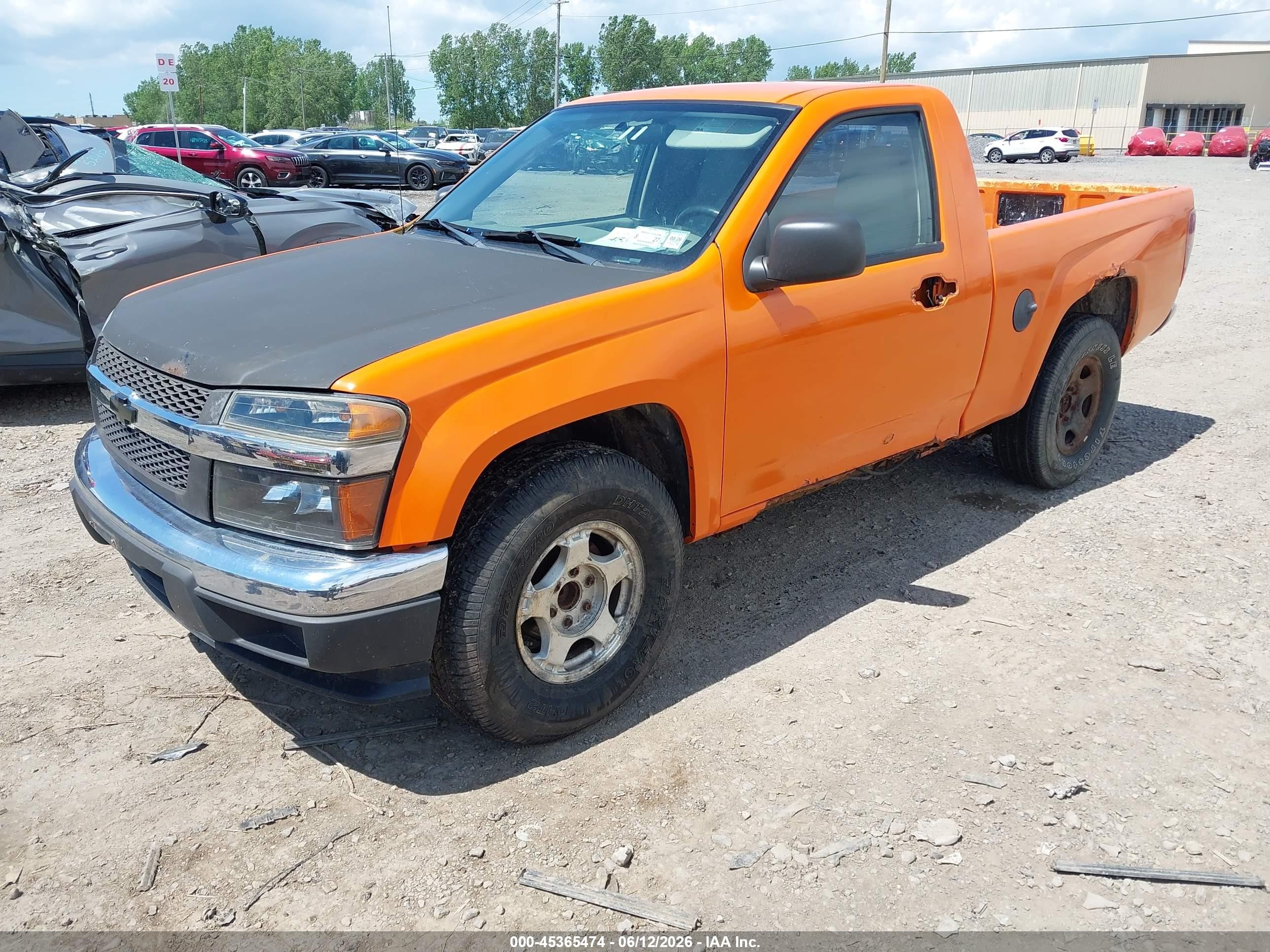 2008 Chevrolet Colorado Work Truck Orange vin: 1GCCS14E988225985
