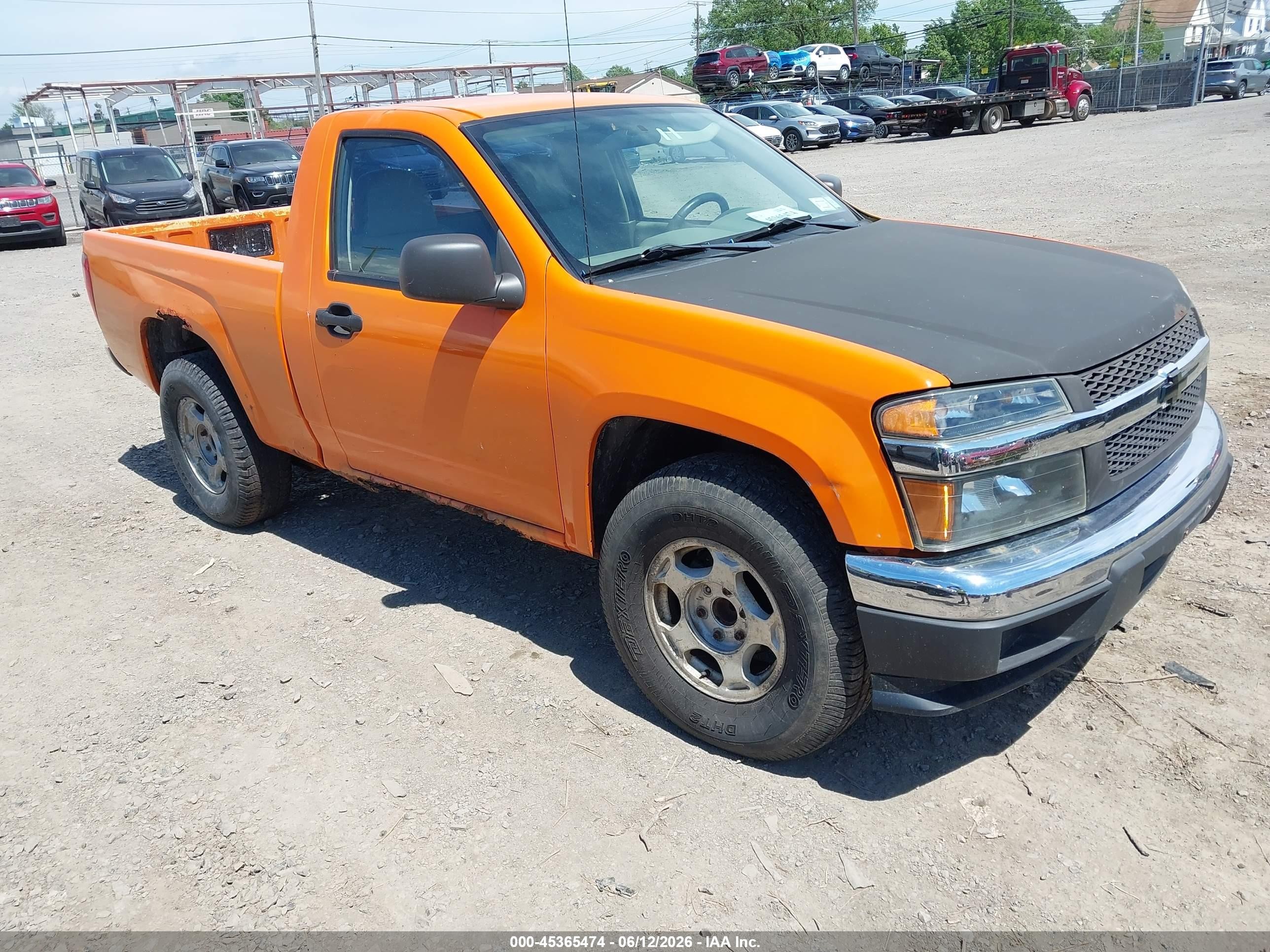 2008 Chevrolet Colorado Work Truck Orange vin: 1GCCS14E988225985