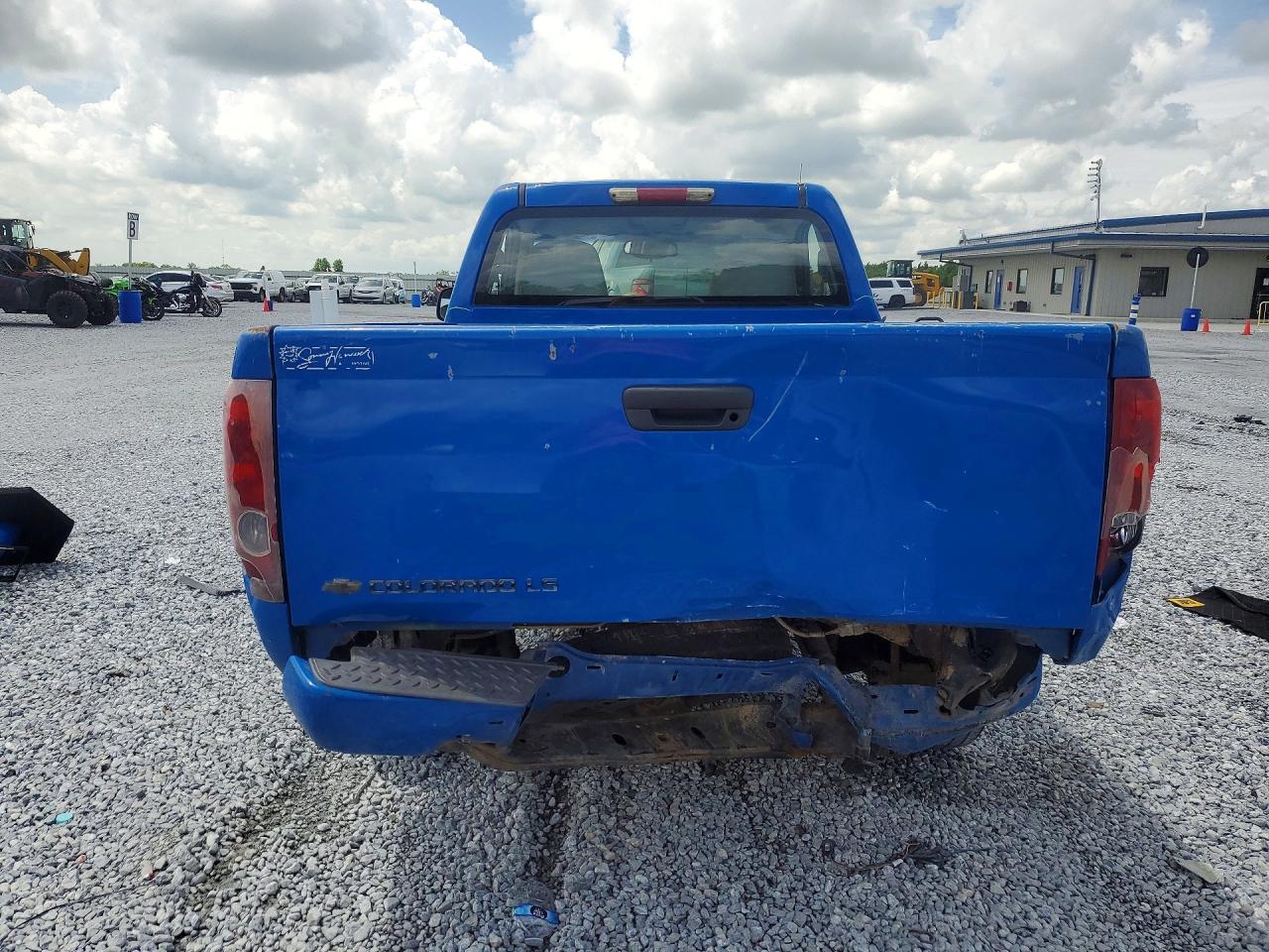 2008 Chevrolet Colorado Ls Blue vin: 1GCCS14EX88174061