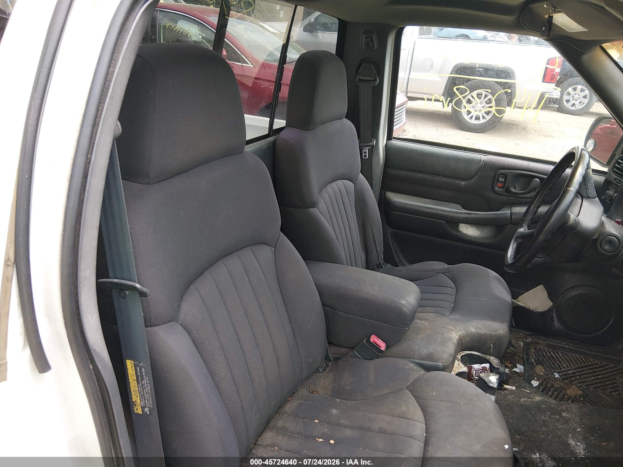 2003 Chevrolet S-10 Ls White vin: 1GCCS14H238135046