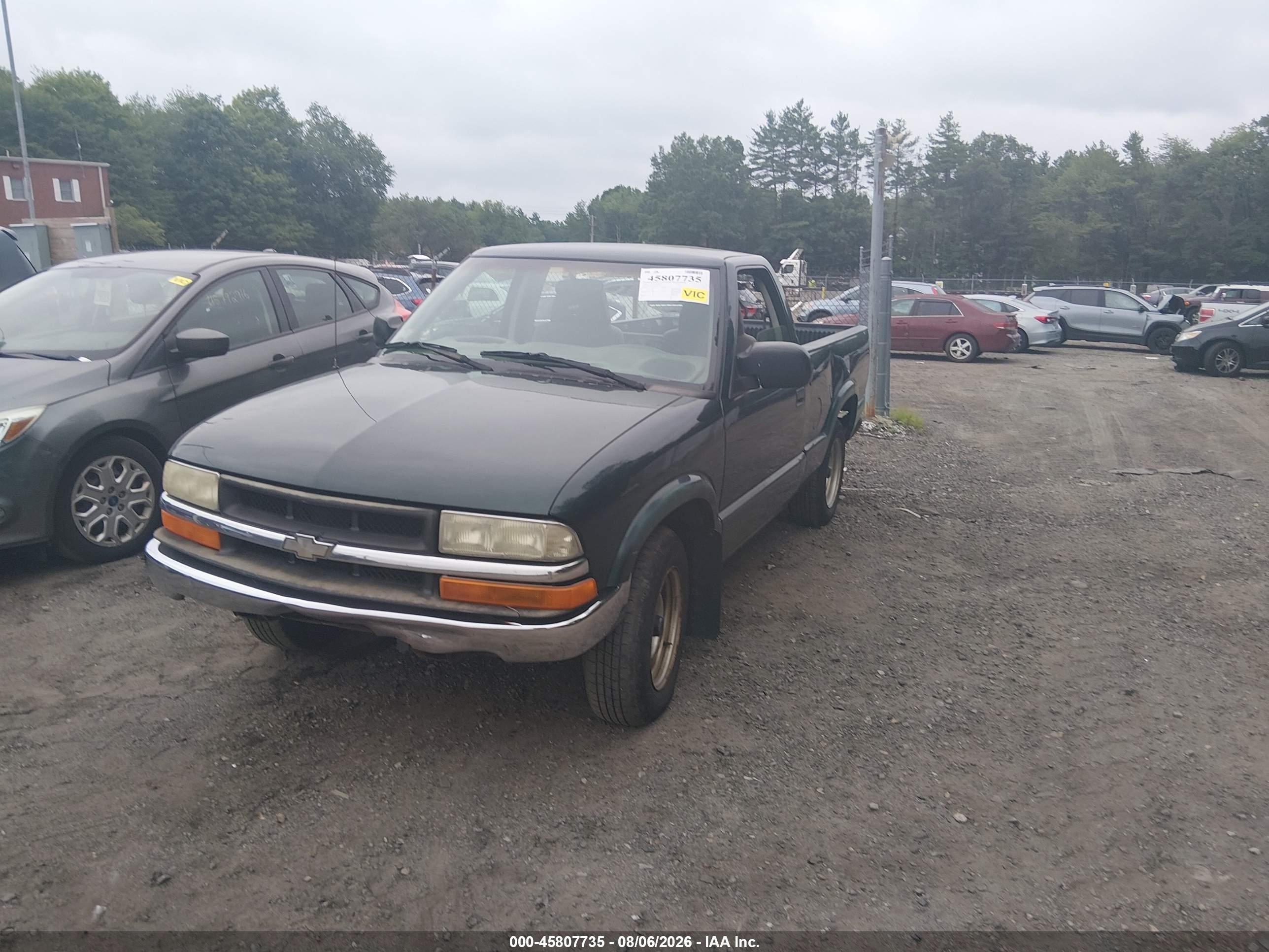 2003 Chevrolet S-10   Зеленый vin: 1GCCS14H338211387