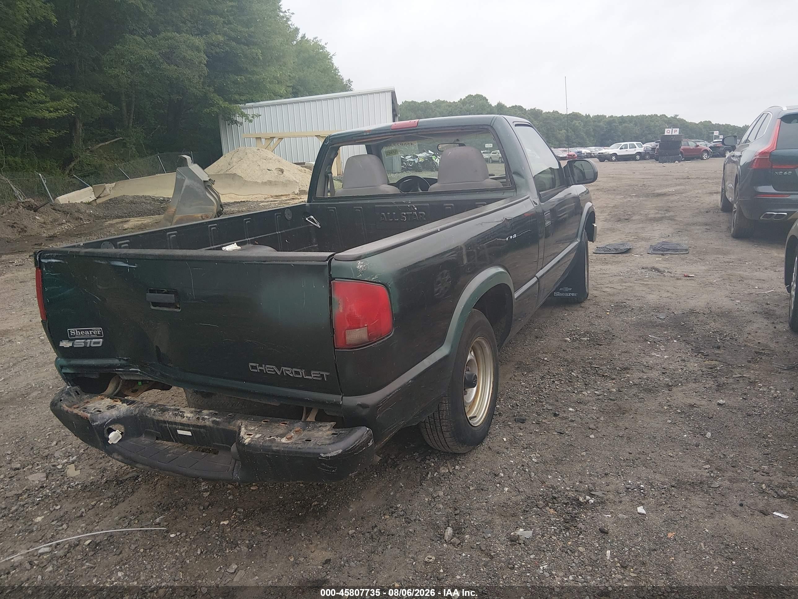 2003 Chevrolet S-10   Зеленый vin: 1GCCS14H338211387