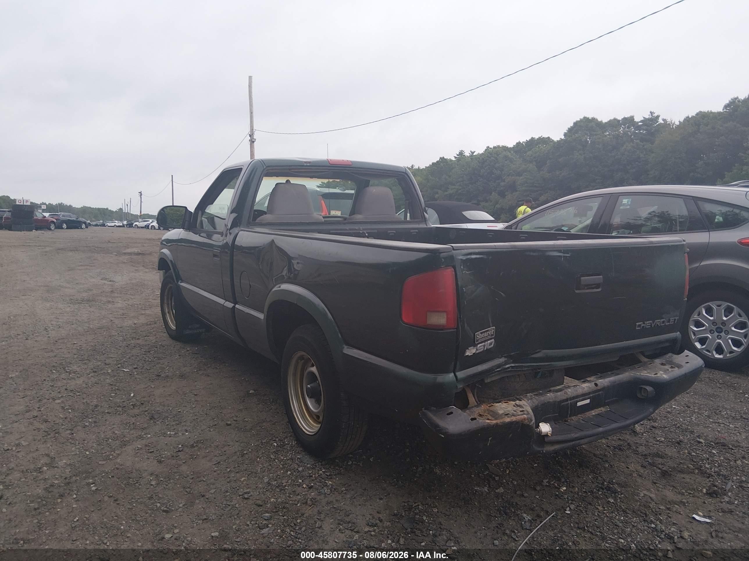 2003 Chevrolet S-10   Зеленый vin: 1GCCS14H338211387