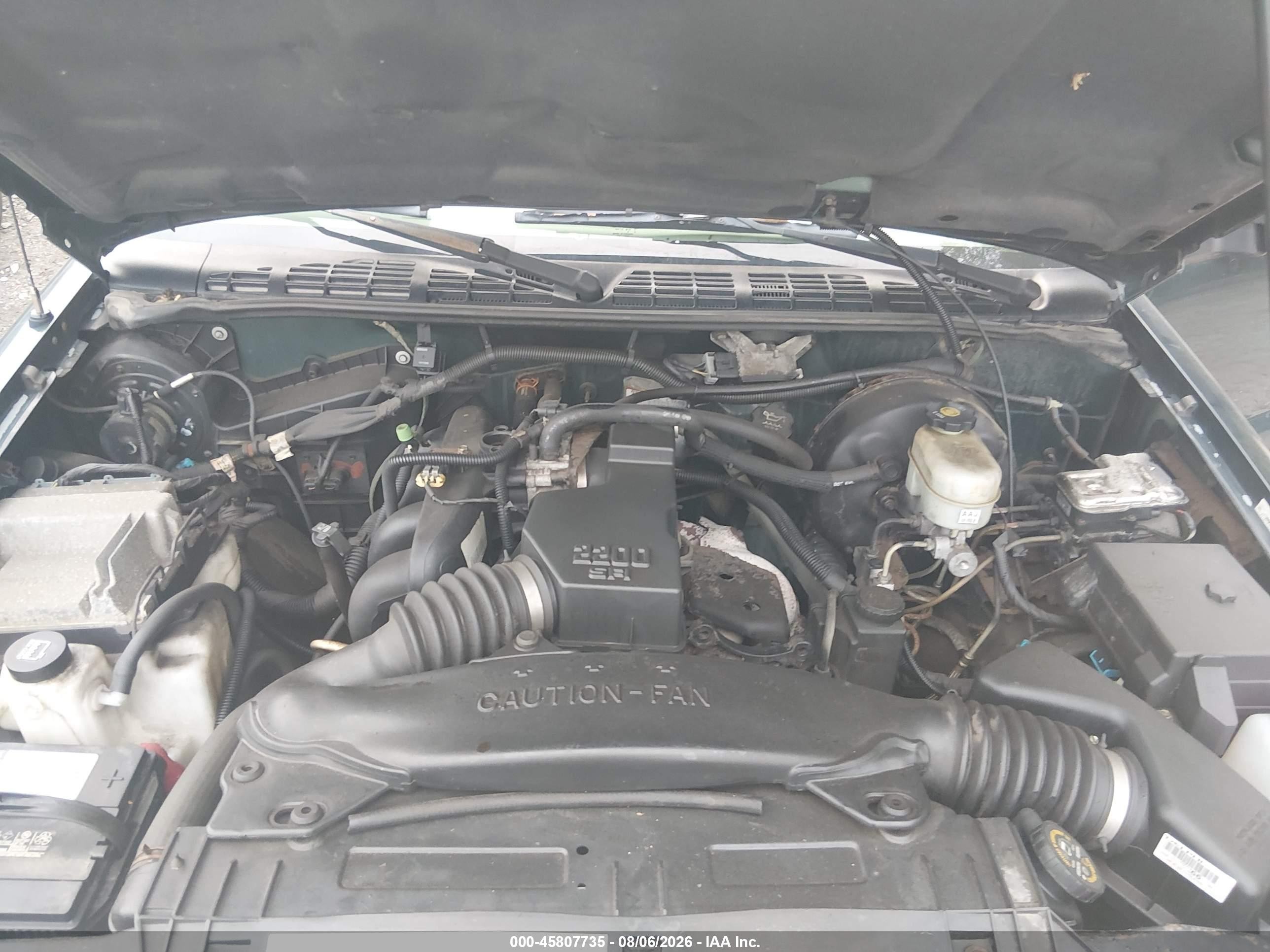 2003 Chevrolet S-10   Зеленый vin: 1GCCS14H338211387