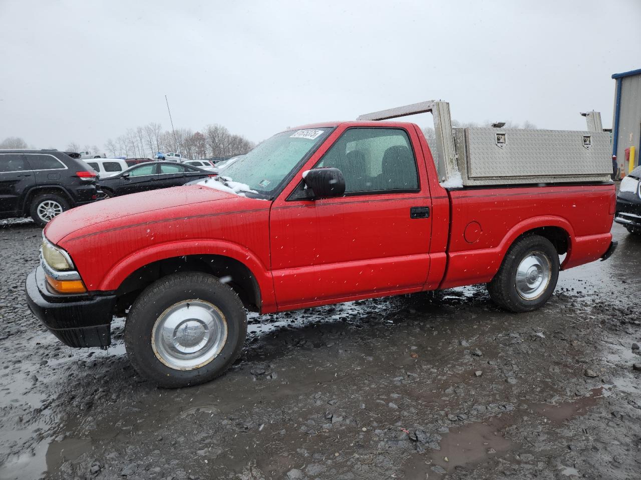 2003 Chevrolet S Truck S10 Red vin: 1GCCS14H338231087