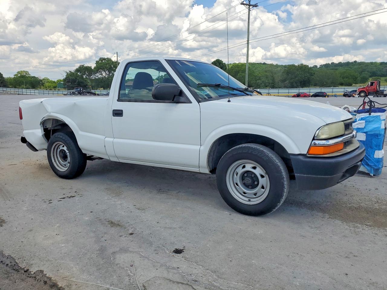 2003 Chevrolet S Truck S10 White vin: 1GCCS14H938216836