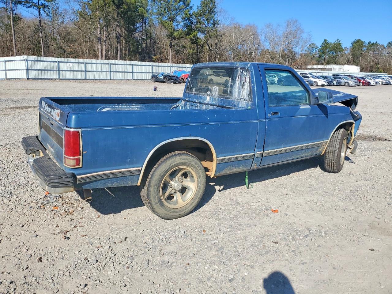 1992 Chevrolet S Truck S10 Blue vin: 1GCCS14R0N8185522