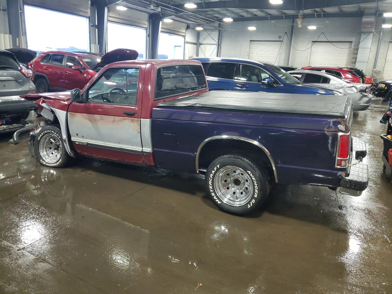 1991 Chevrolet S Truck S10 Red vin: 1GCCS14R1M0142305