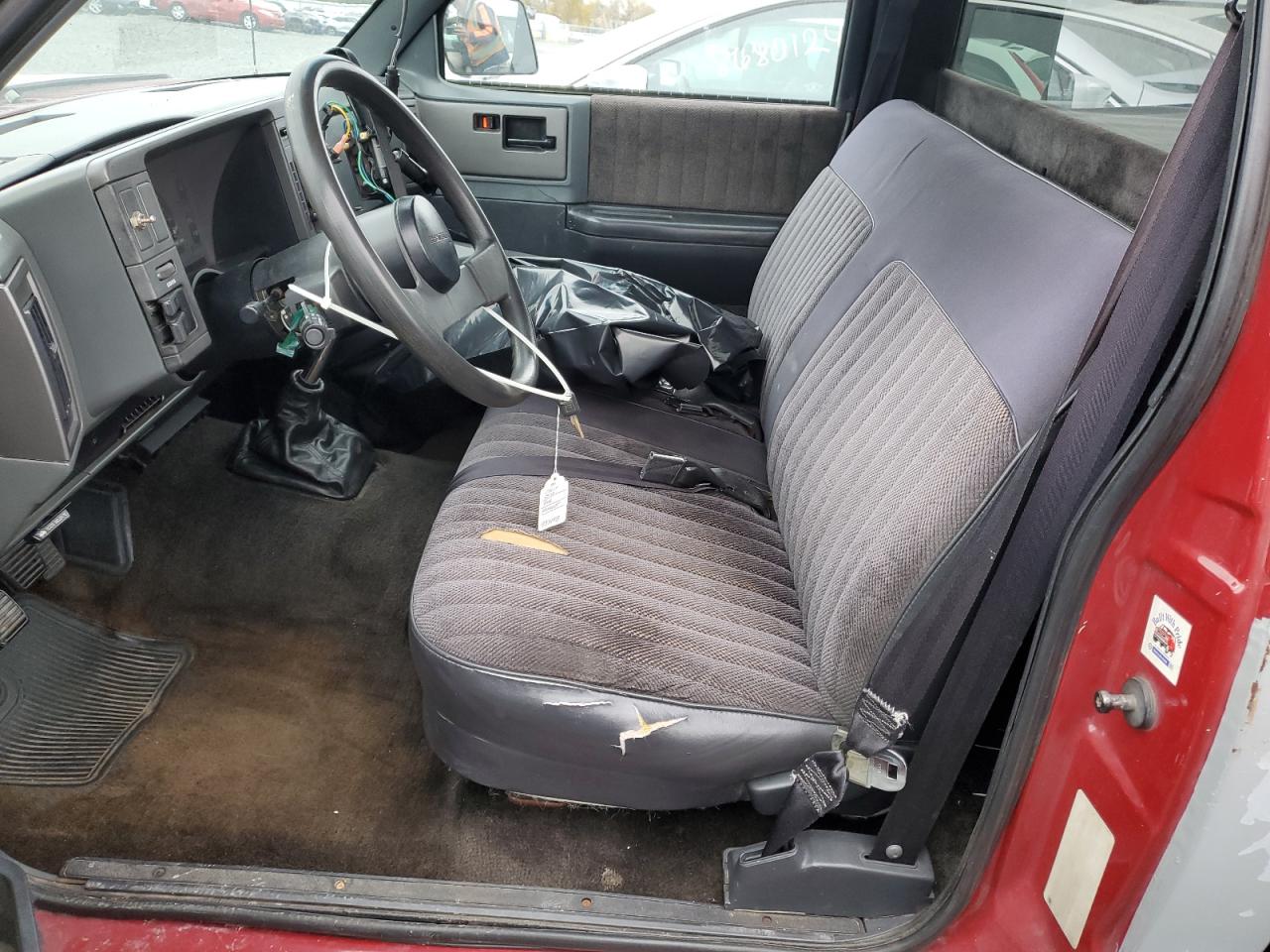 1991 Chevrolet S Truck S10 Red vin: 1GCCS14R1M0142305