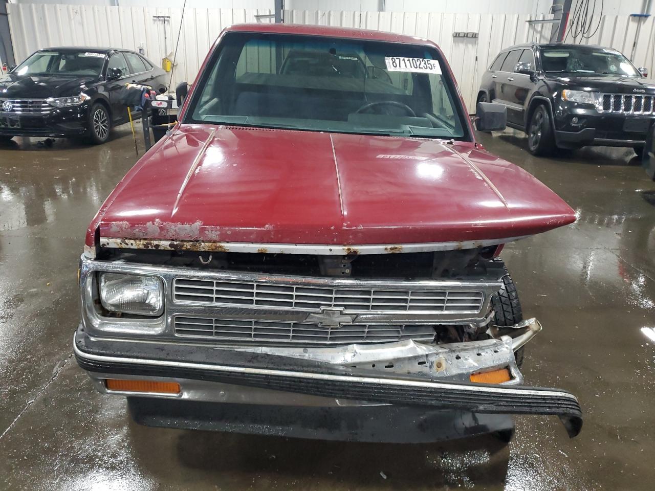 1991 Chevrolet S Truck S10 Red vin: 1GCCS14R1M0142305
