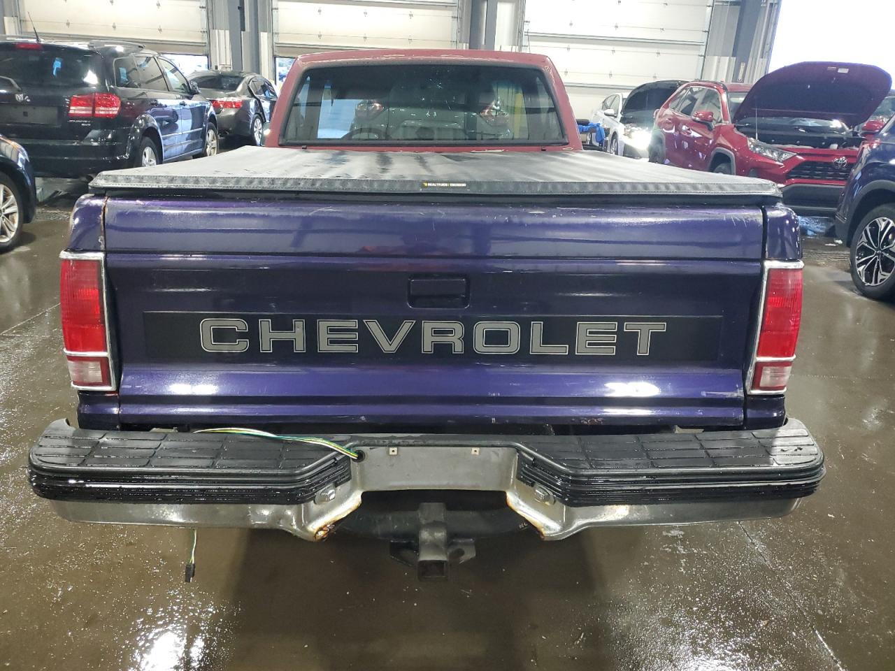 1991 Chevrolet S Truck S10 Red vin: 1GCCS14R1M0142305