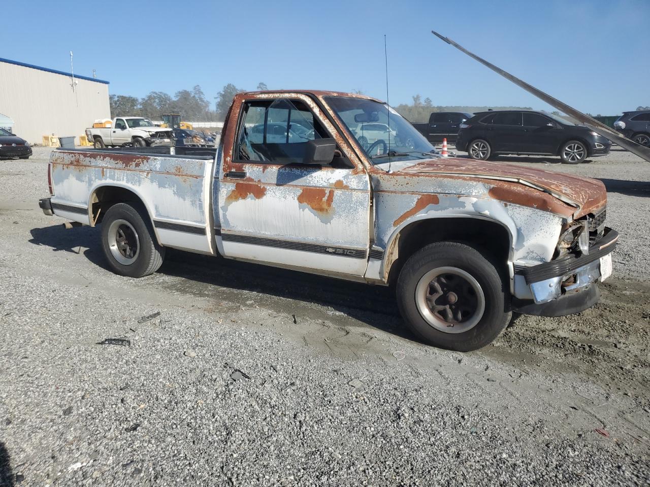 1991 Chevrolet S Truck S10 White vin: 1GCCS14R1M8310994