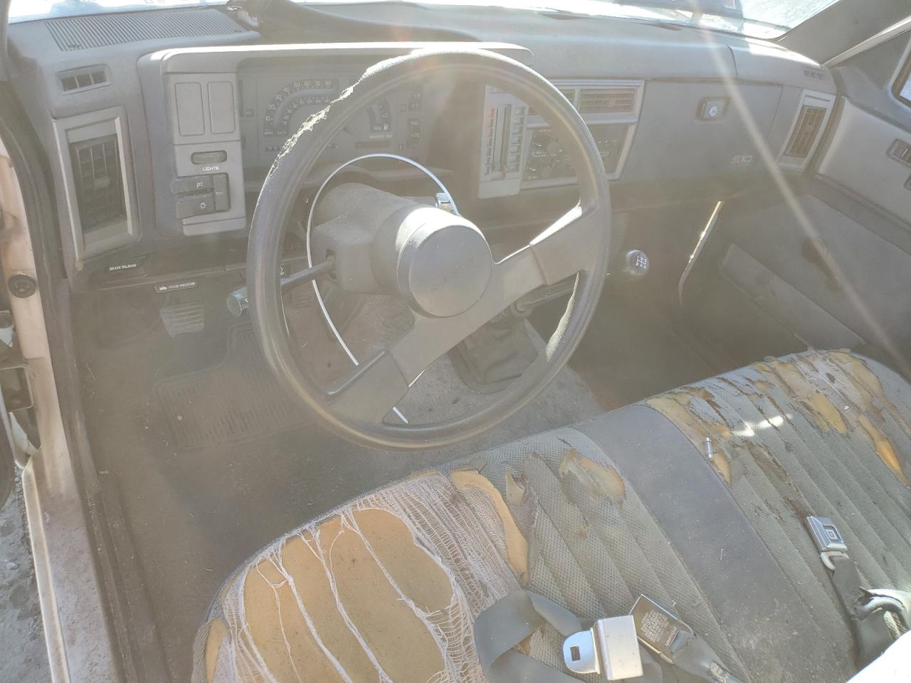 1991 Chevrolet S Truck S10 White vin: 1GCCS14R1M8310994