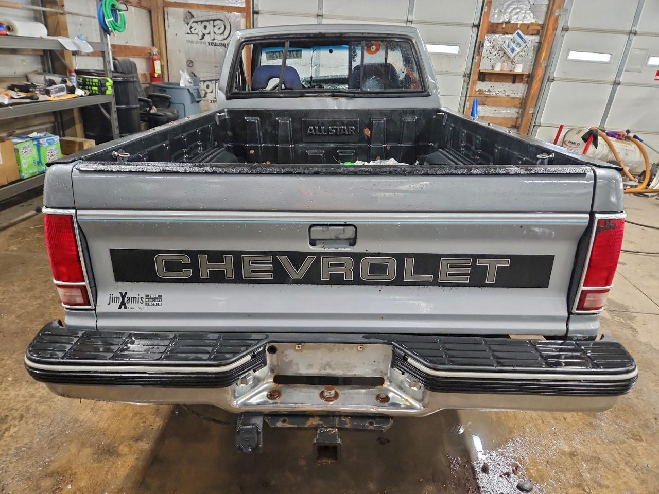 1992 Chevrolet S Truck S10 Gray vin: 1GCCS14R1N8129802