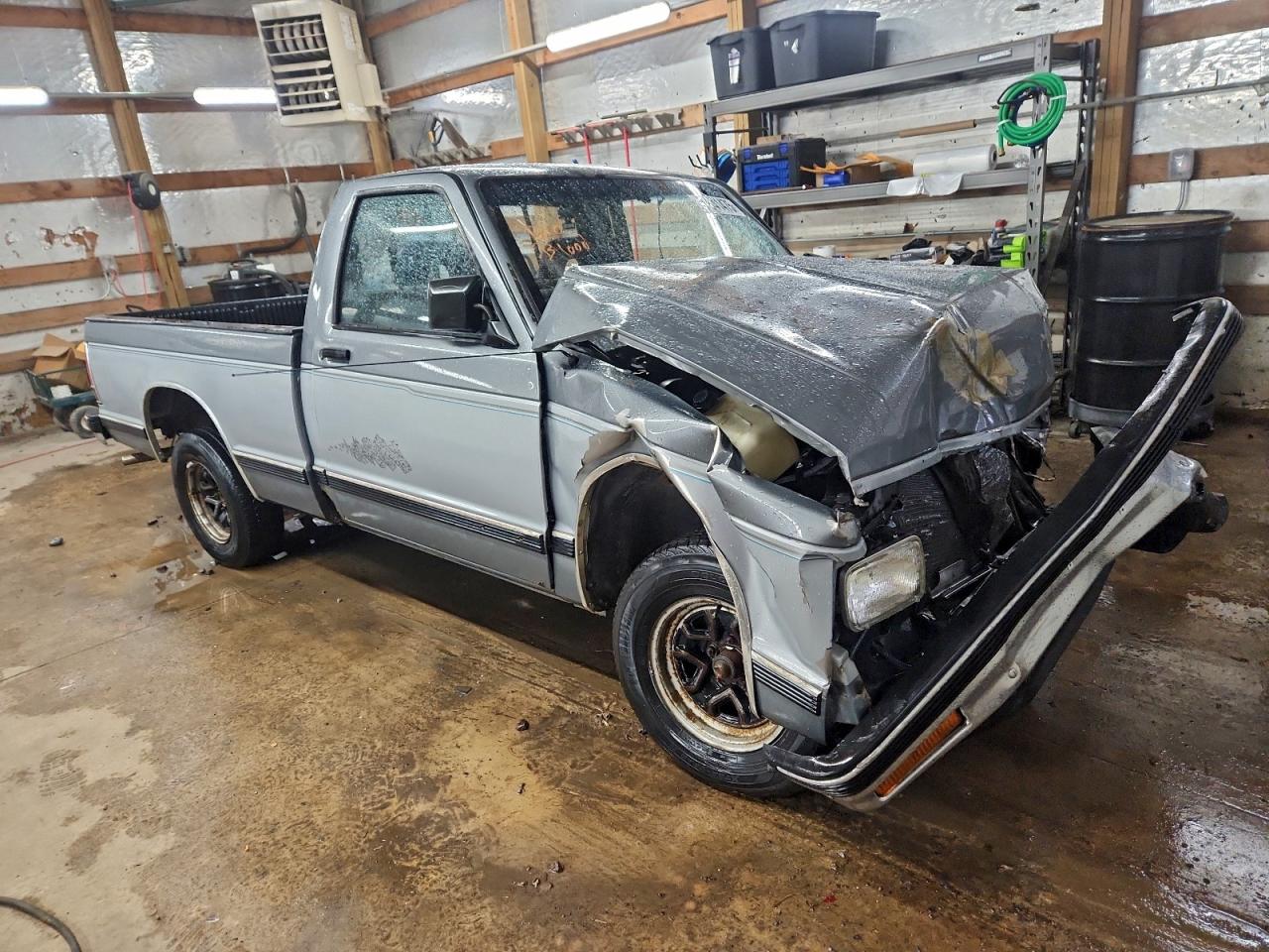 1992 Chevrolet S Truck S10 Gray vin: 1GCCS14R1N8129802