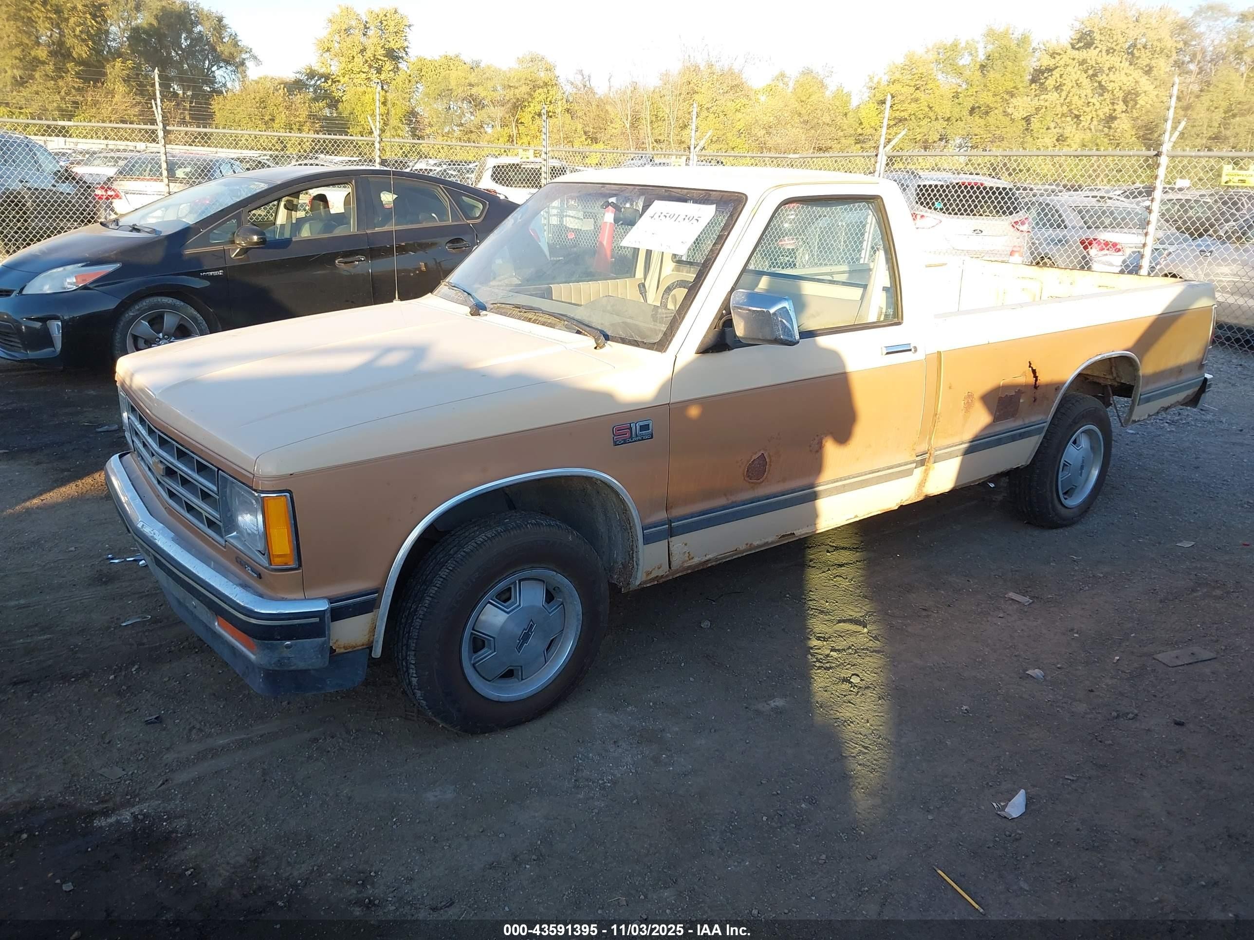 1986 Chevrolet S Truck S10 Tan vin: 1GCCS14R2G2104591