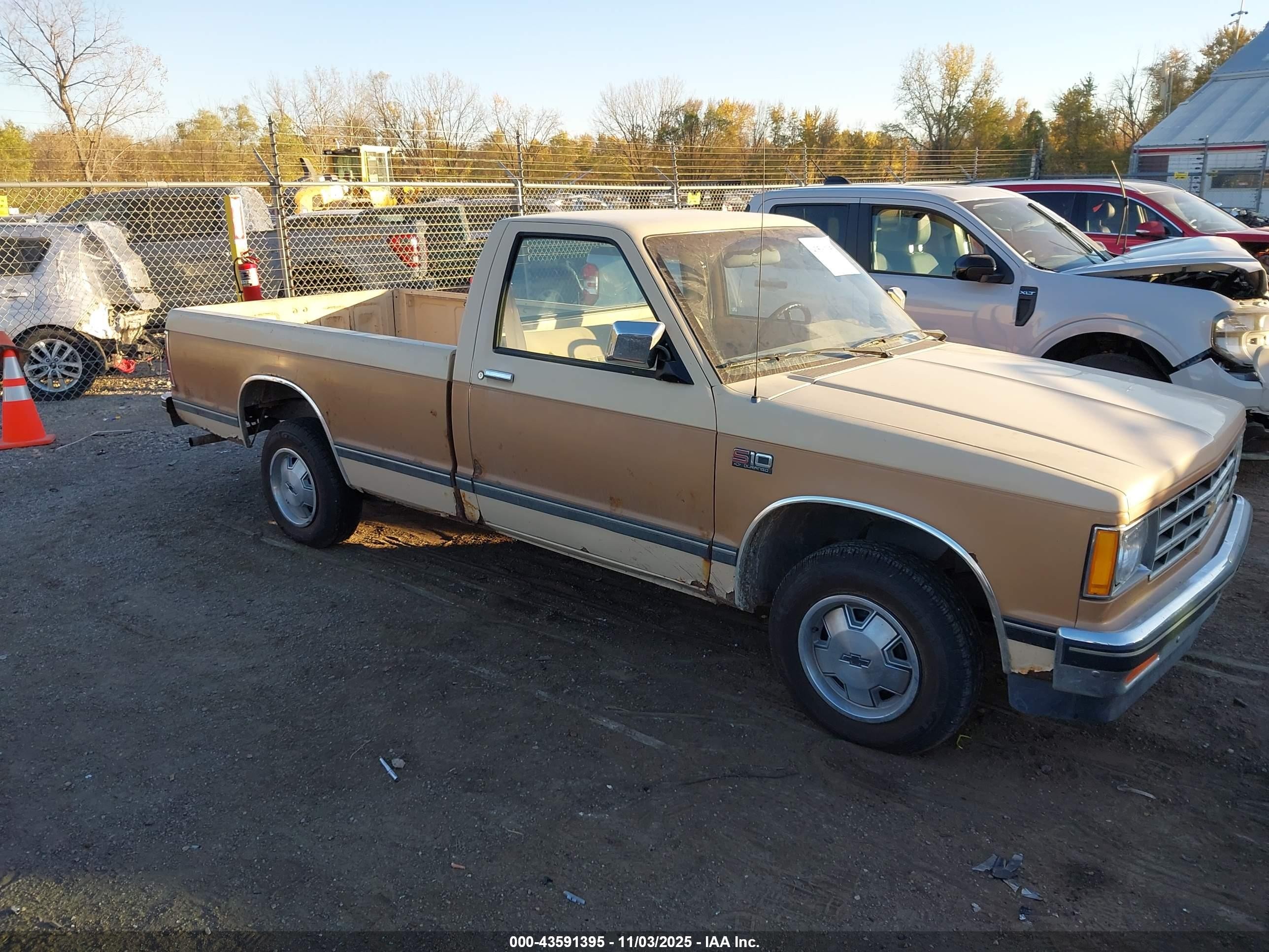 1986 Chevrolet S Truck S10 Tan vin: 1GCCS14R2G2104591