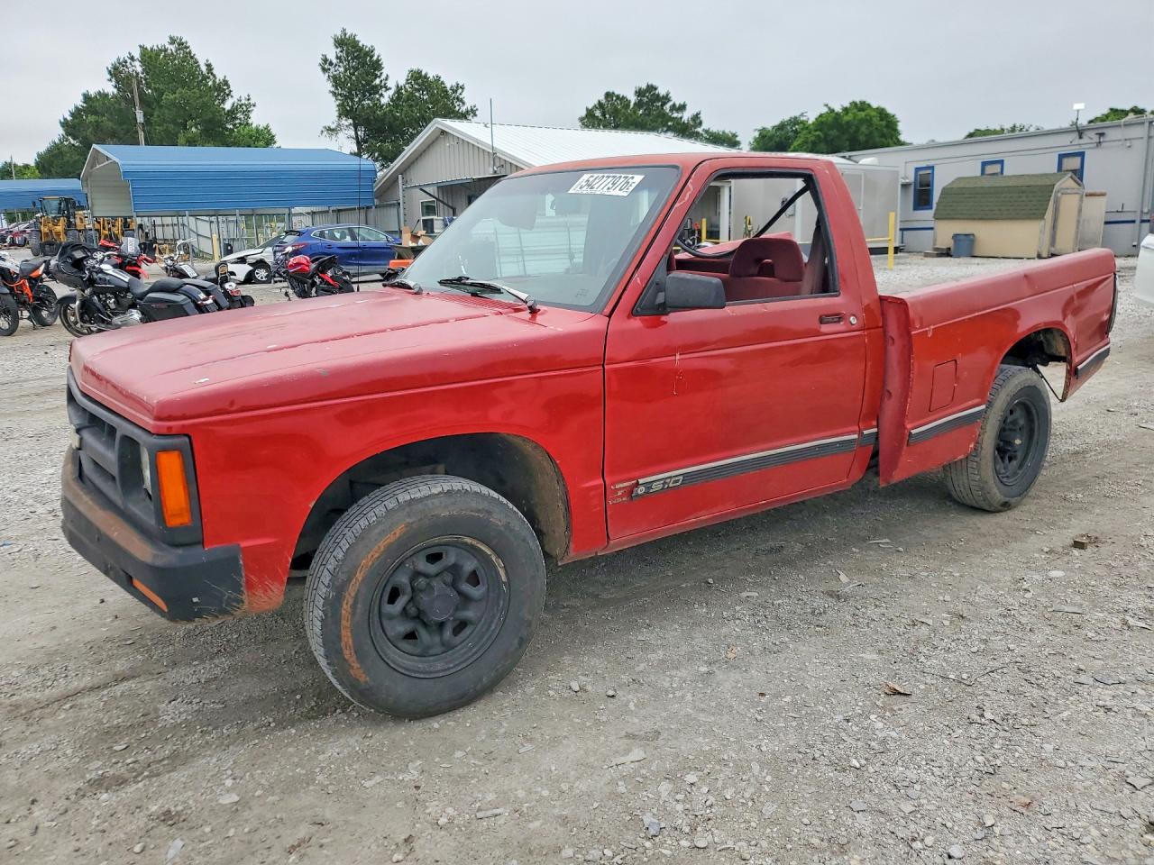 1992 Chevrolet S Truck S10 Red vin: 1GCCS14R2N8218245