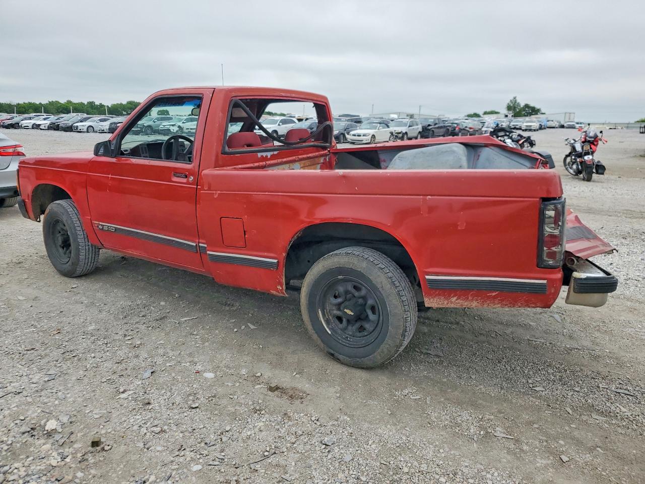 1992 Chevrolet S Truck S10 Red vin: 1GCCS14R2N8218245