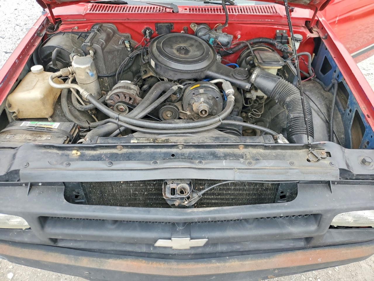 1992 Chevrolet S Truck S10 Red vin: 1GCCS14R2N8218245