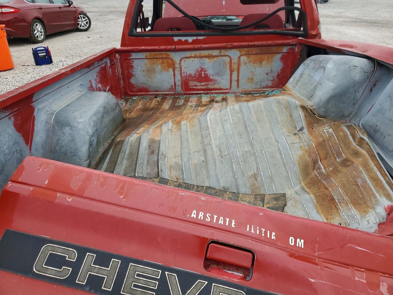 1992 Chevrolet S Truck S10 Red vin: 1GCCS14R2N8218245