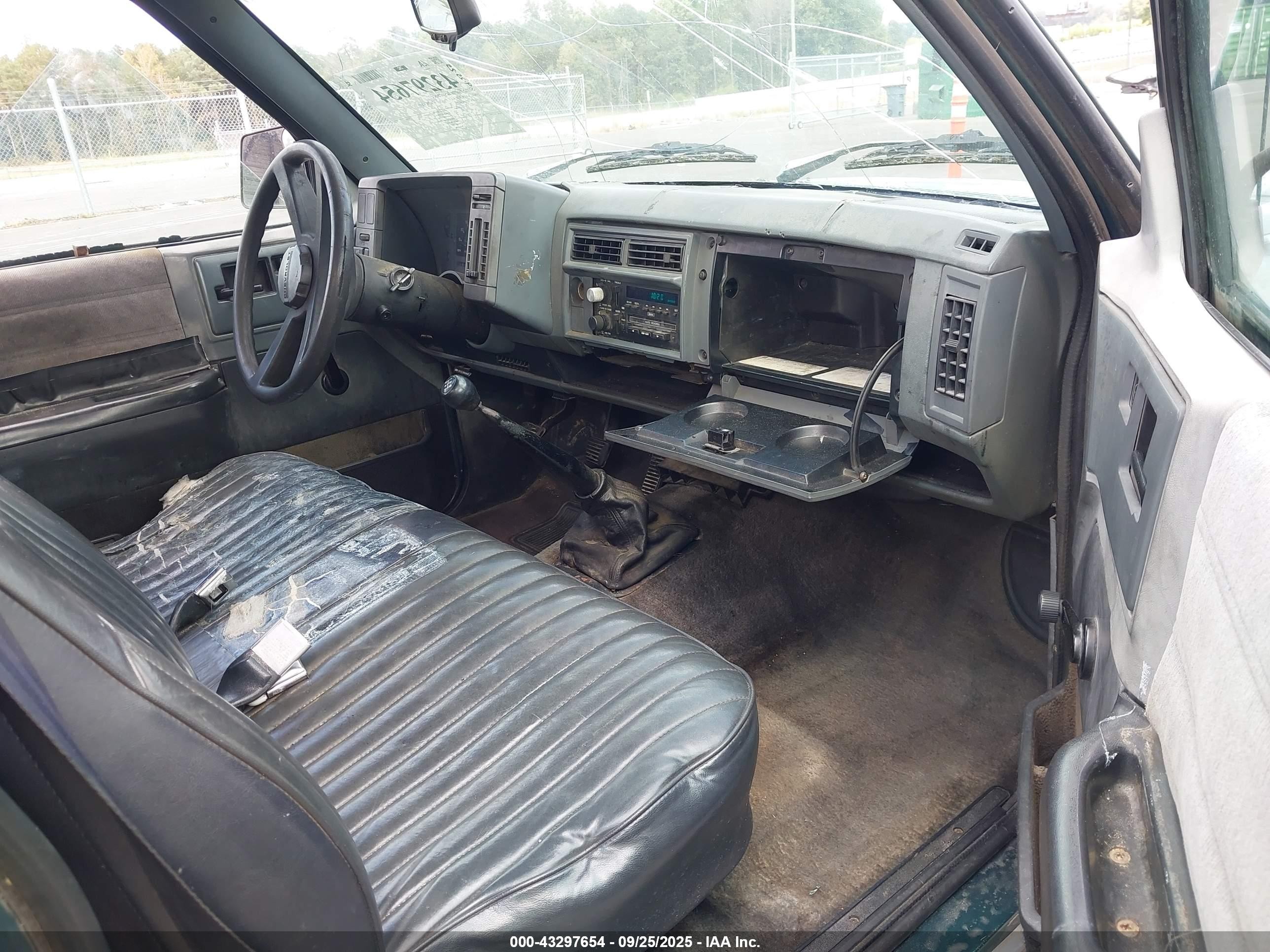 1993 Chevrolet S Truck S10 Green vin: 1GCCS14R3P0154735