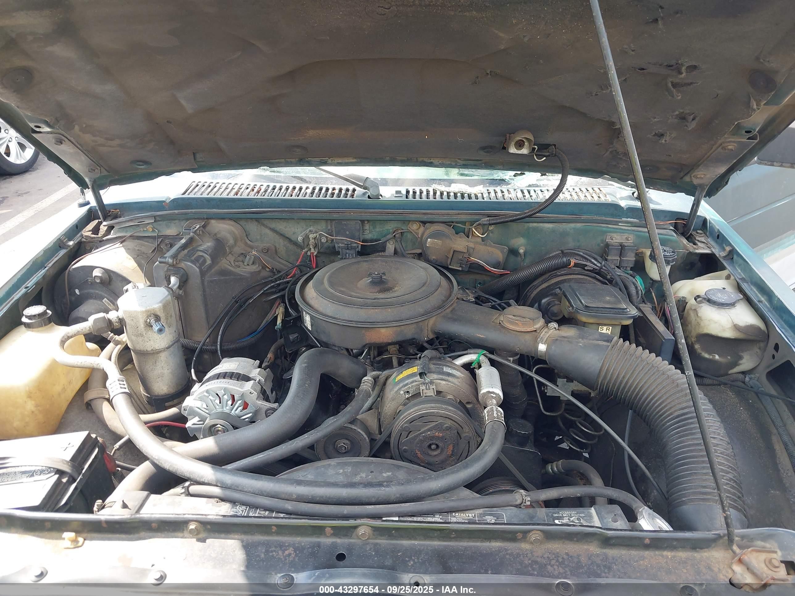 1993 Chevrolet S Truck S10 Green vin: 1GCCS14R3P0154735