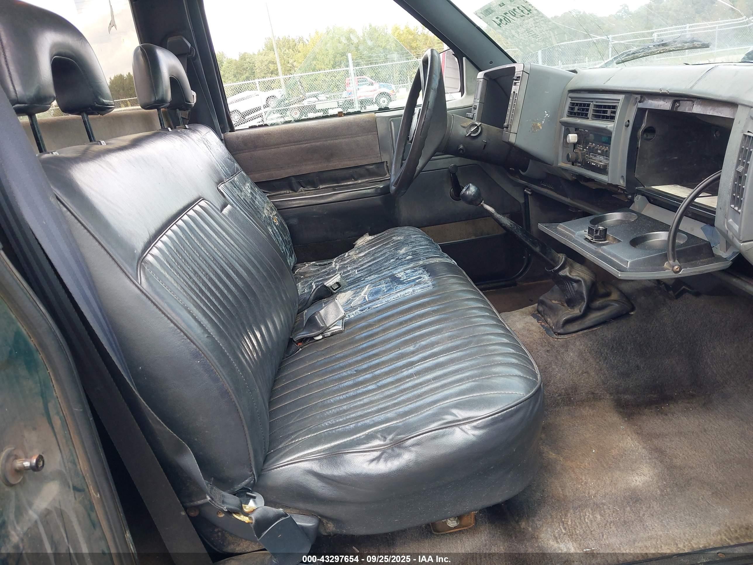 1993 Chevrolet S Truck S10 Green vin: 1GCCS14R3P0154735