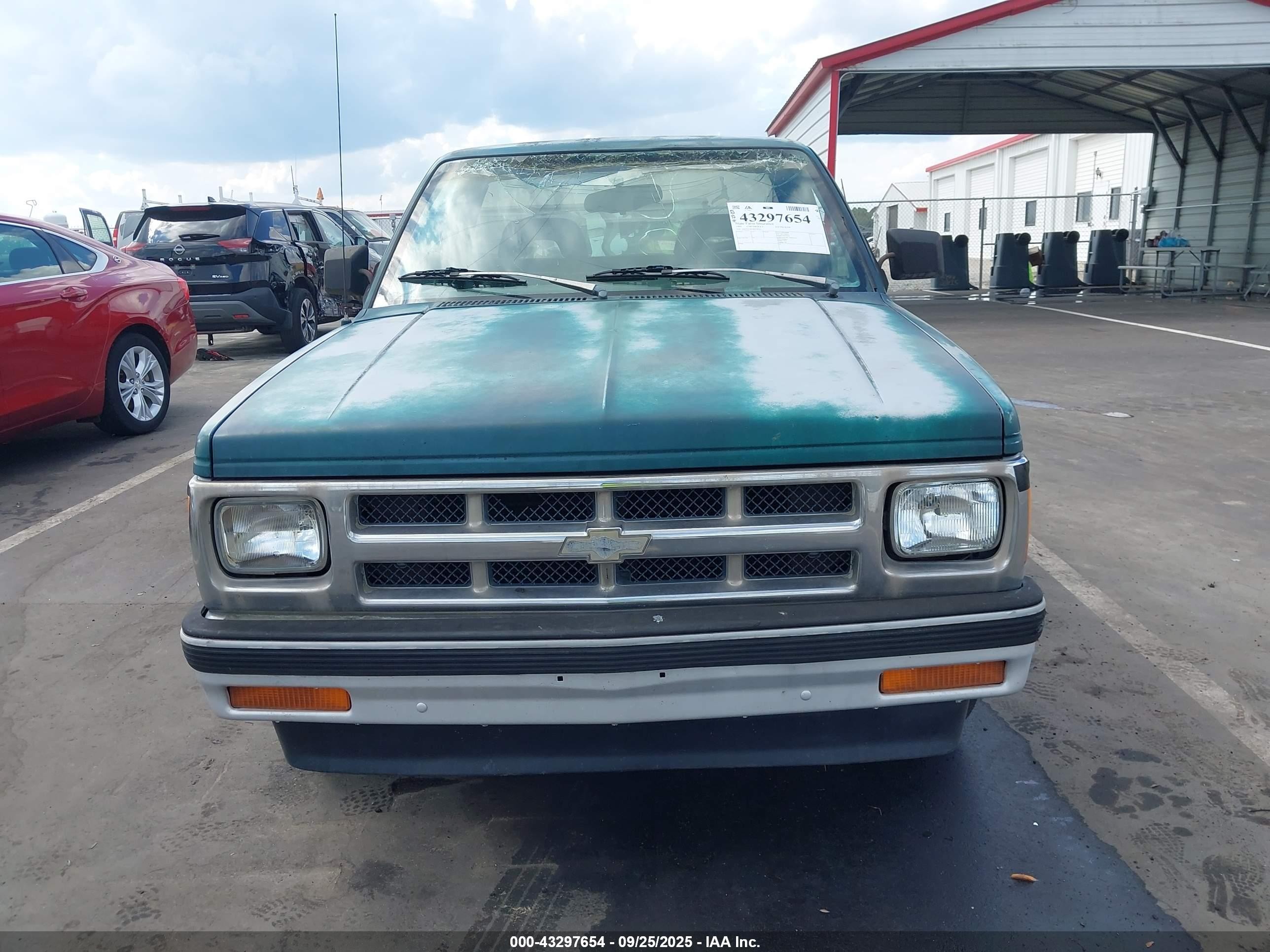 1993 Chevrolet S Truck S10 Green vin: 1GCCS14R3P0154735