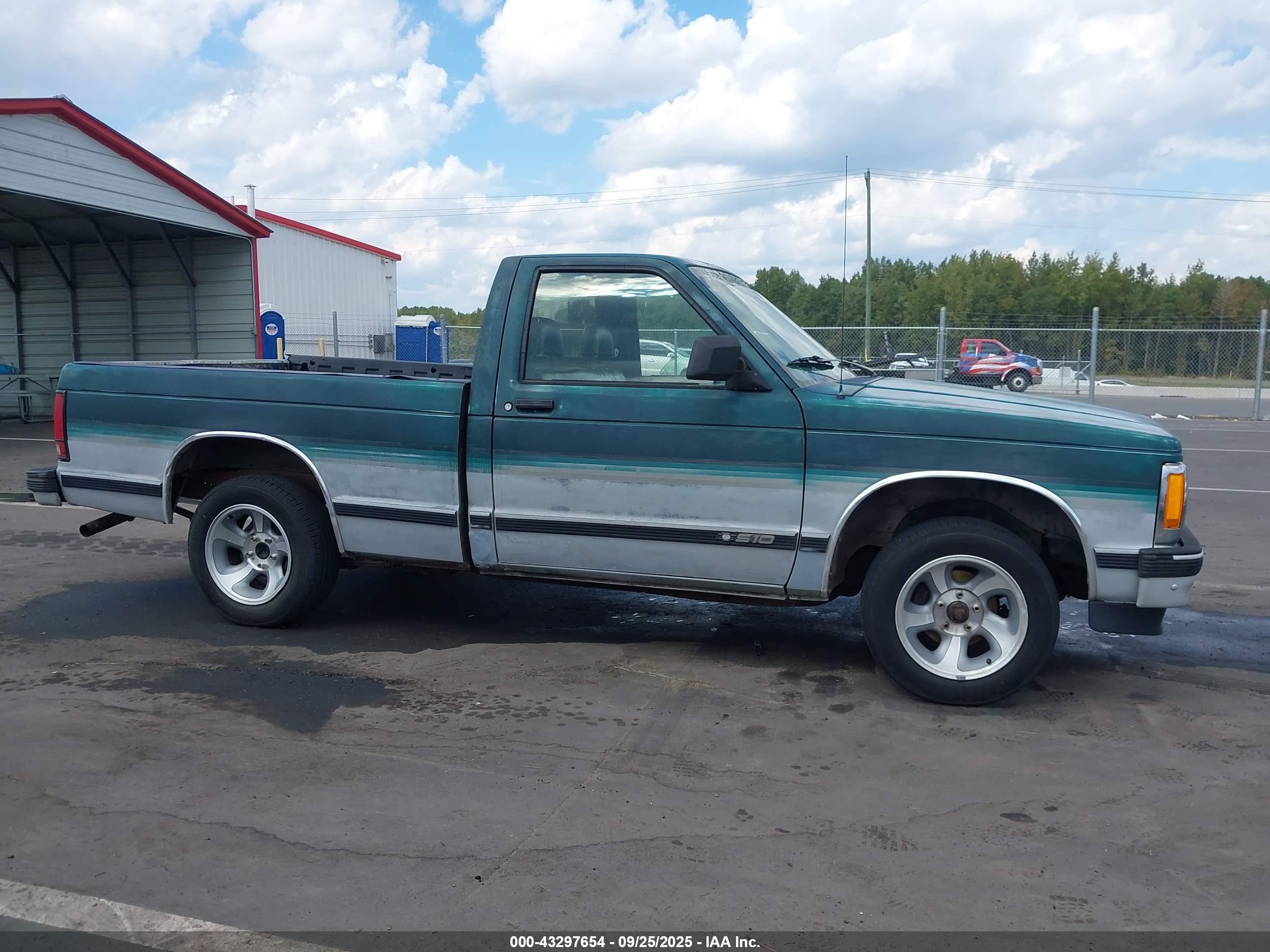 1993 Chevrolet S Truck S10 Green vin: 1GCCS14R3P0154735