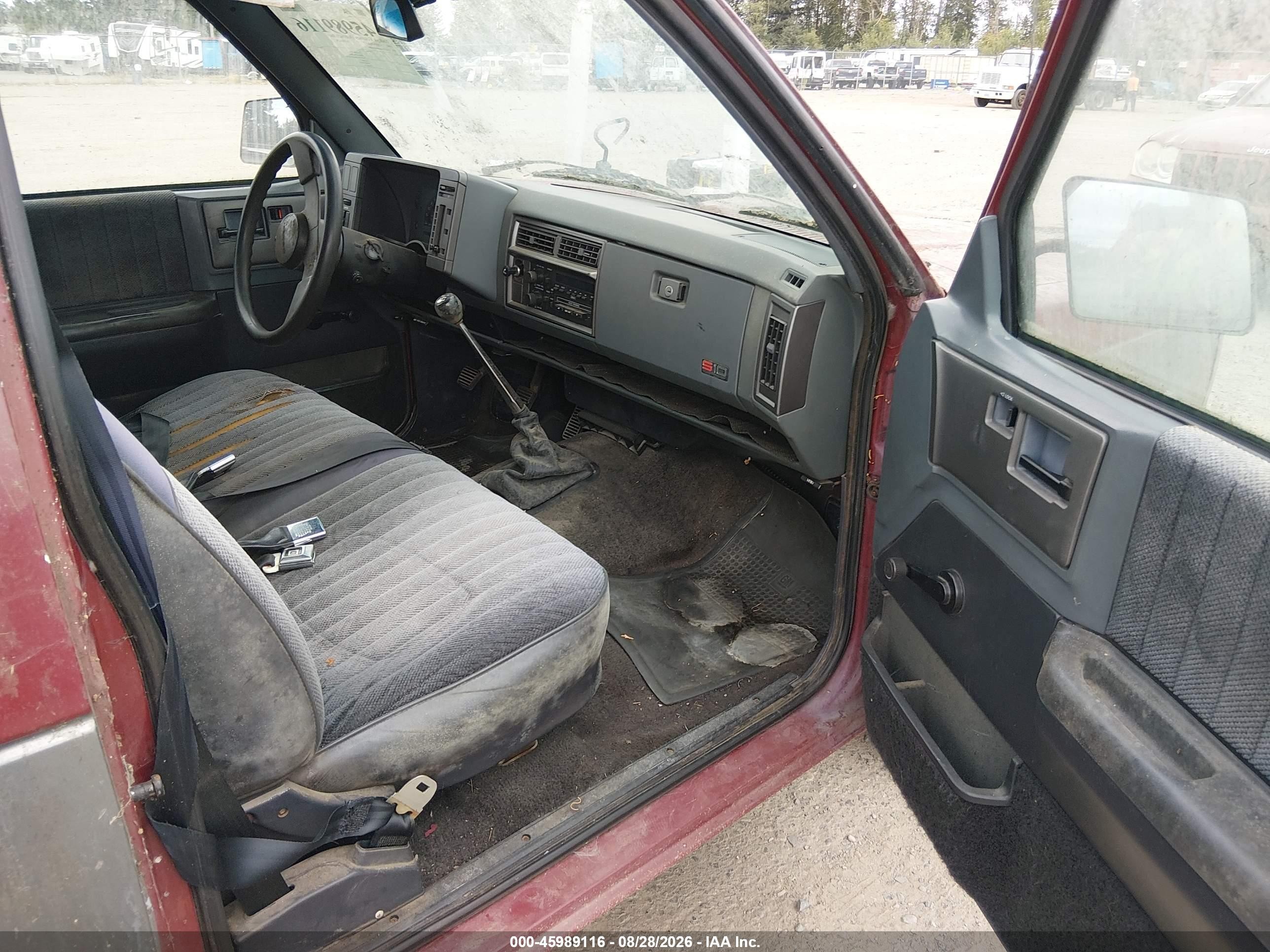 1991 Chevrolet S Truck S10 Purple vin: 1GCCS14R4M8308589