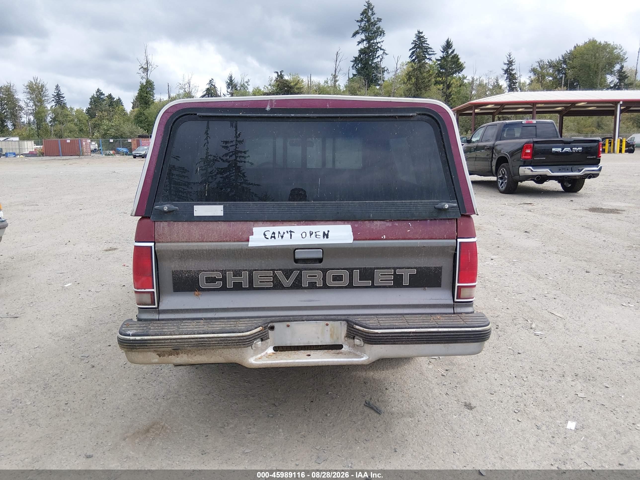 1991 Chevrolet S Truck S10 Purple vin: 1GCCS14R4M8308589