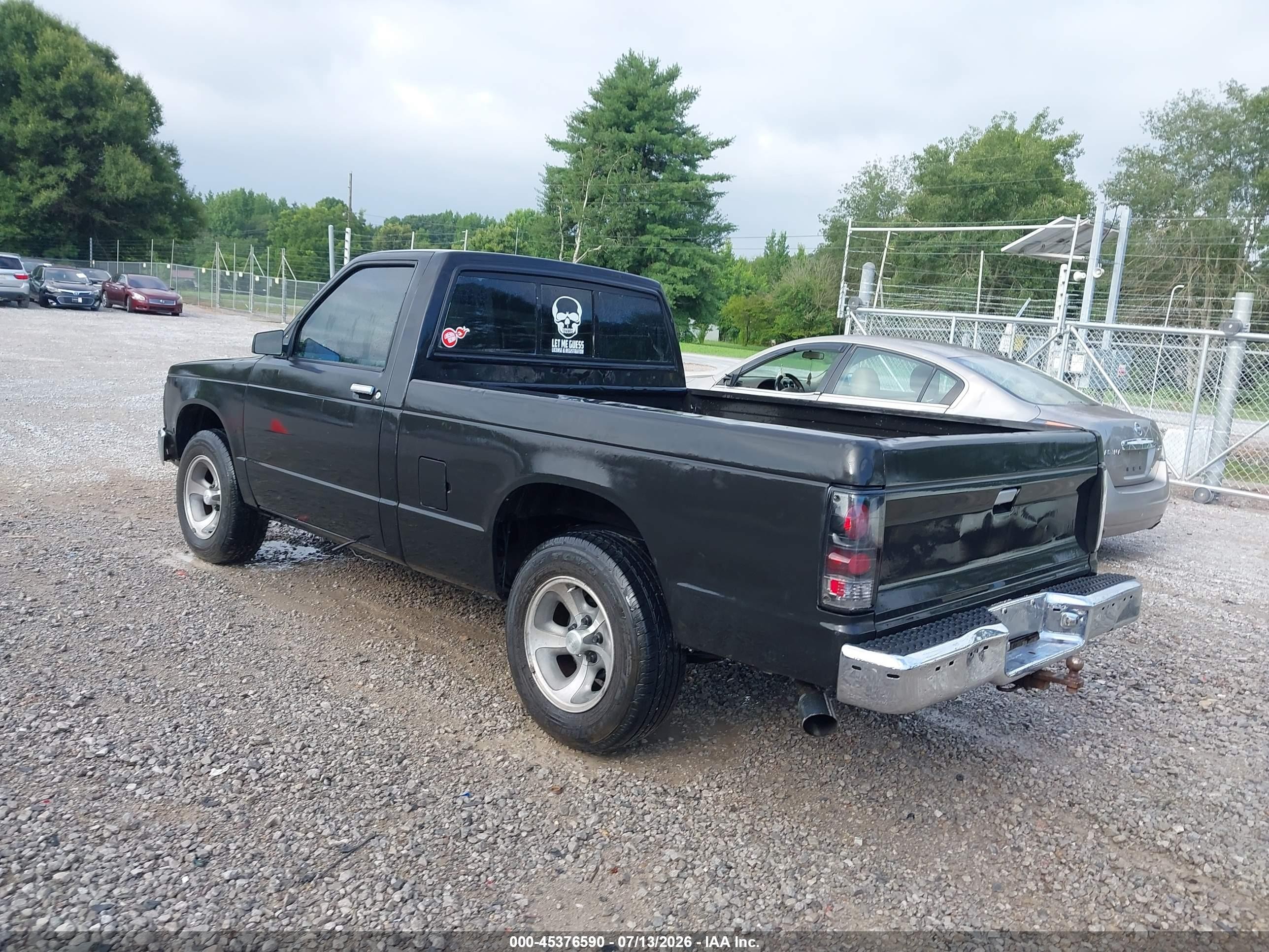 1992 Chevrolet S Truck S10 Black vin: 1GCCS14R4N8164477
