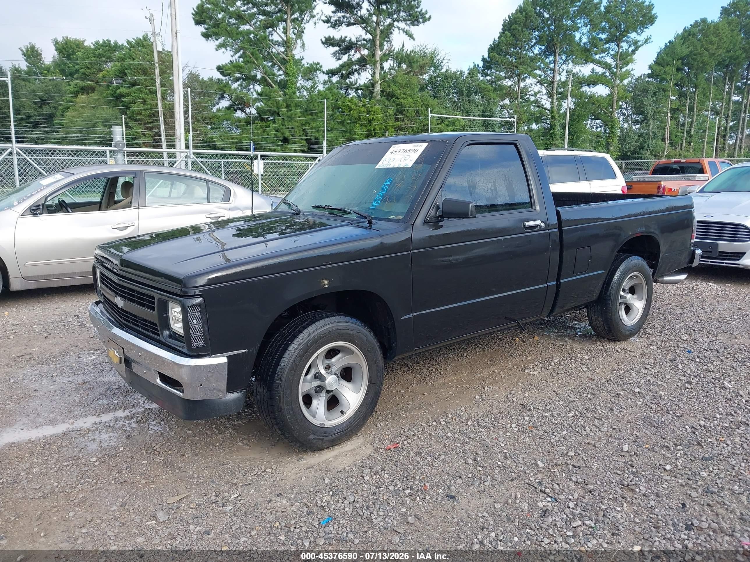 1992 Chevrolet S Truck S10 Black vin: 1GCCS14R4N8164477