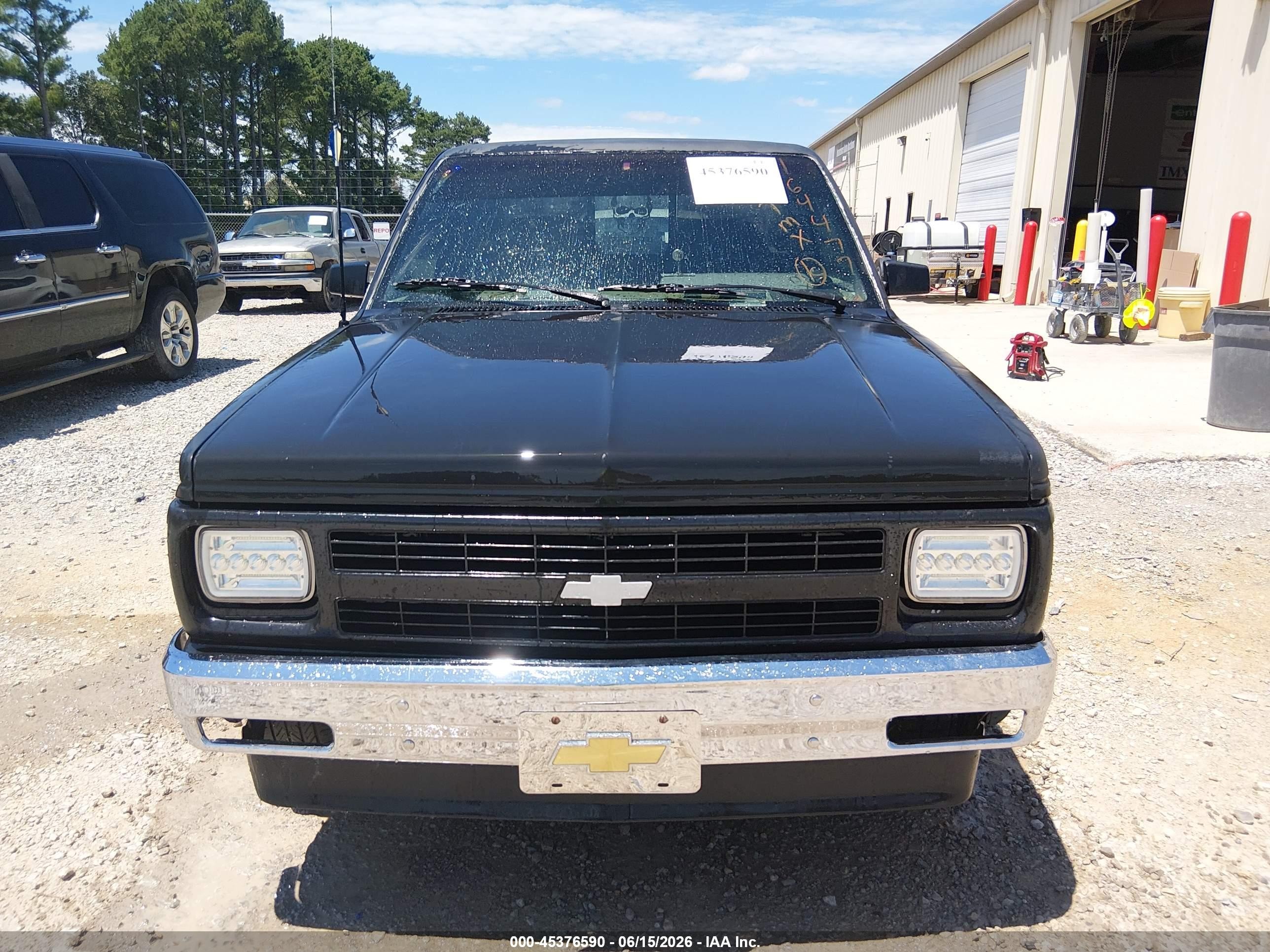 1992 Chevrolet S Truck S10 Black vin: 1GCCS14R4N8164477
