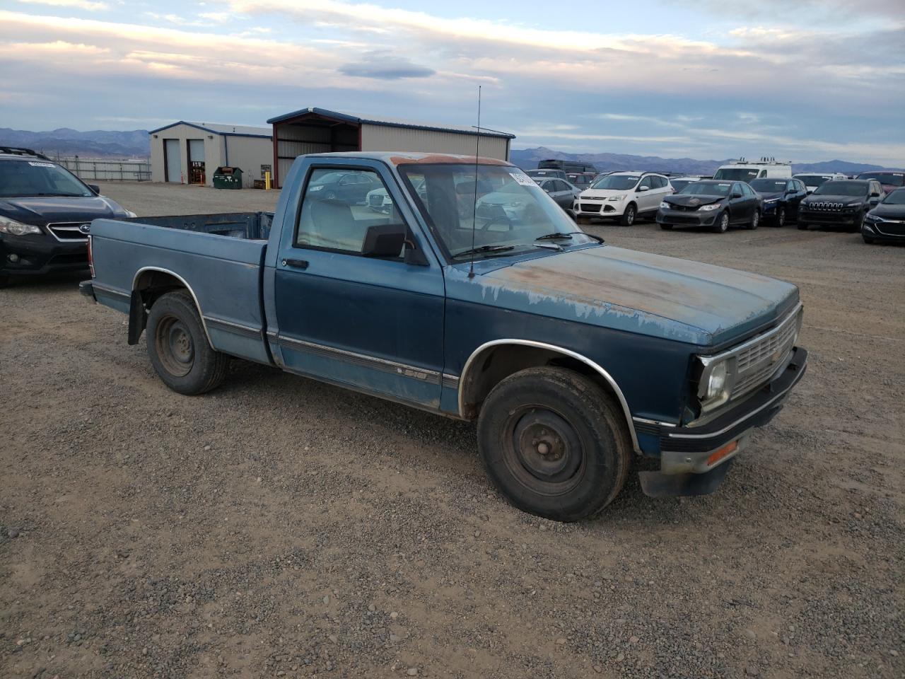 1992 Chevrolet S Truck S10 Blue vin: 1GCCS14R6N8218748