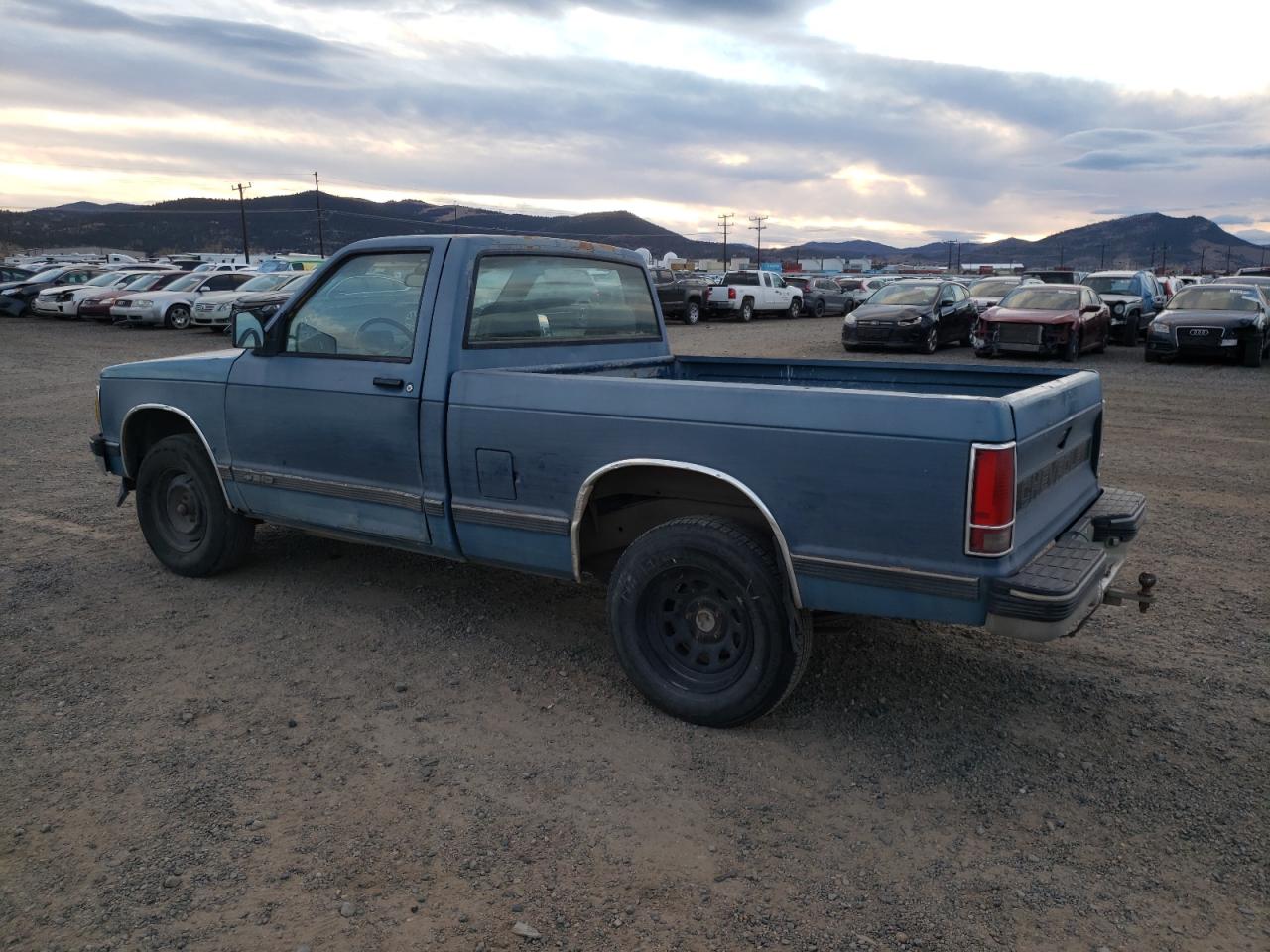 1992 Chevrolet S Truck S10 Blue vin: 1GCCS14R6N8218748