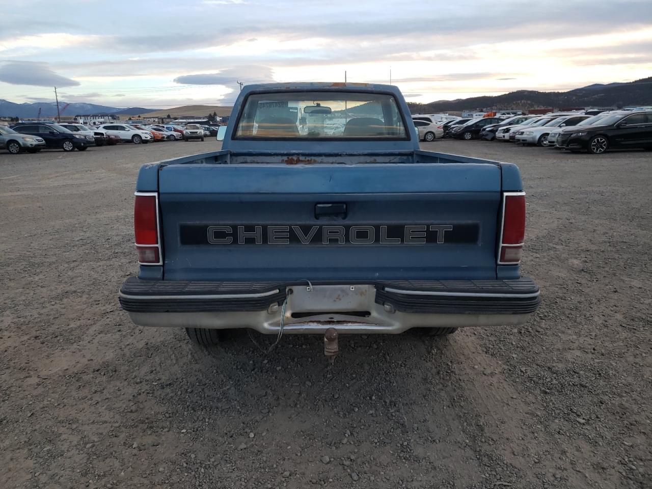 1992 Chevrolet S Truck S10 Blue vin: 1GCCS14R6N8218748